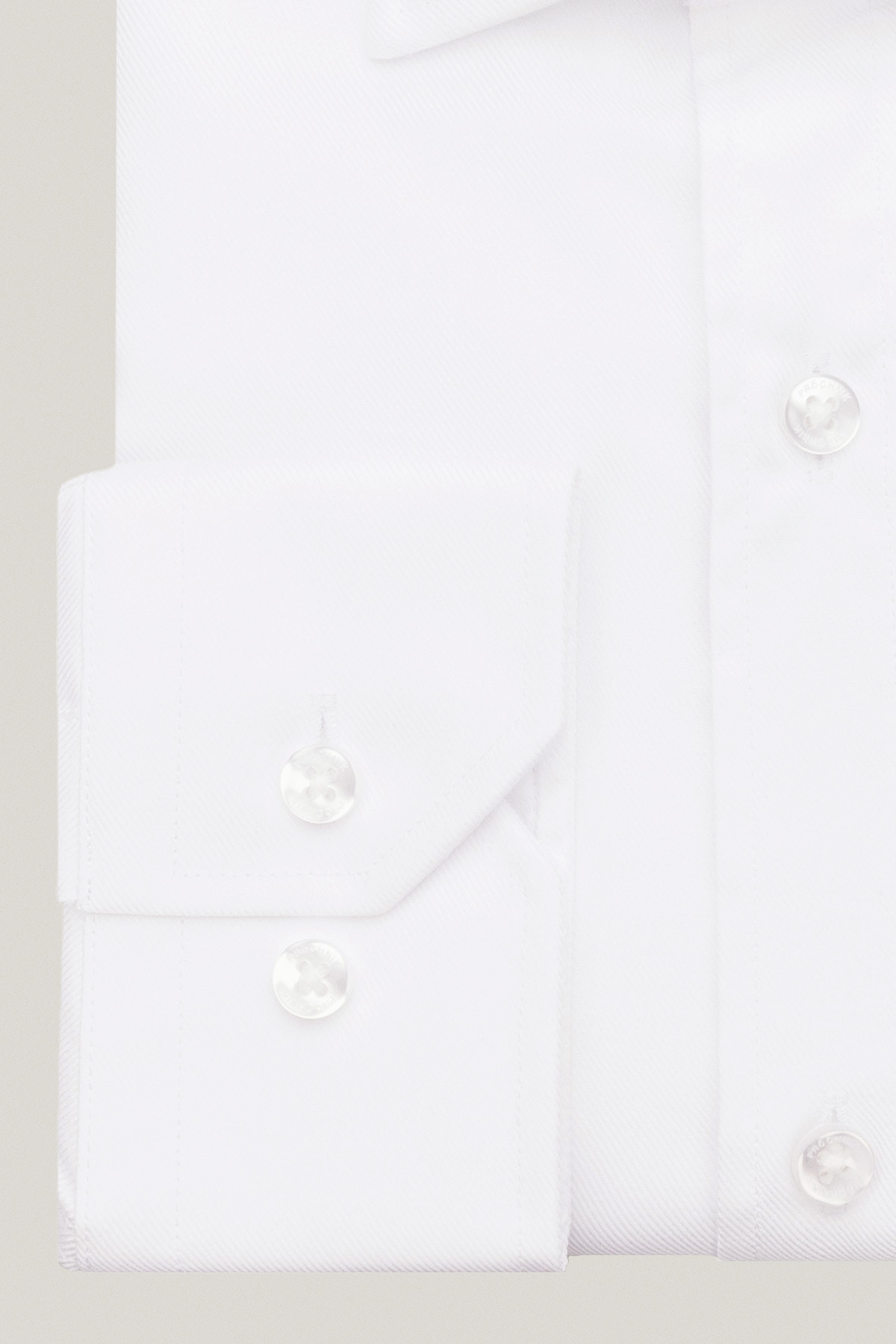 Koszula Biała z Bawełny z Długim Rękawem PM23