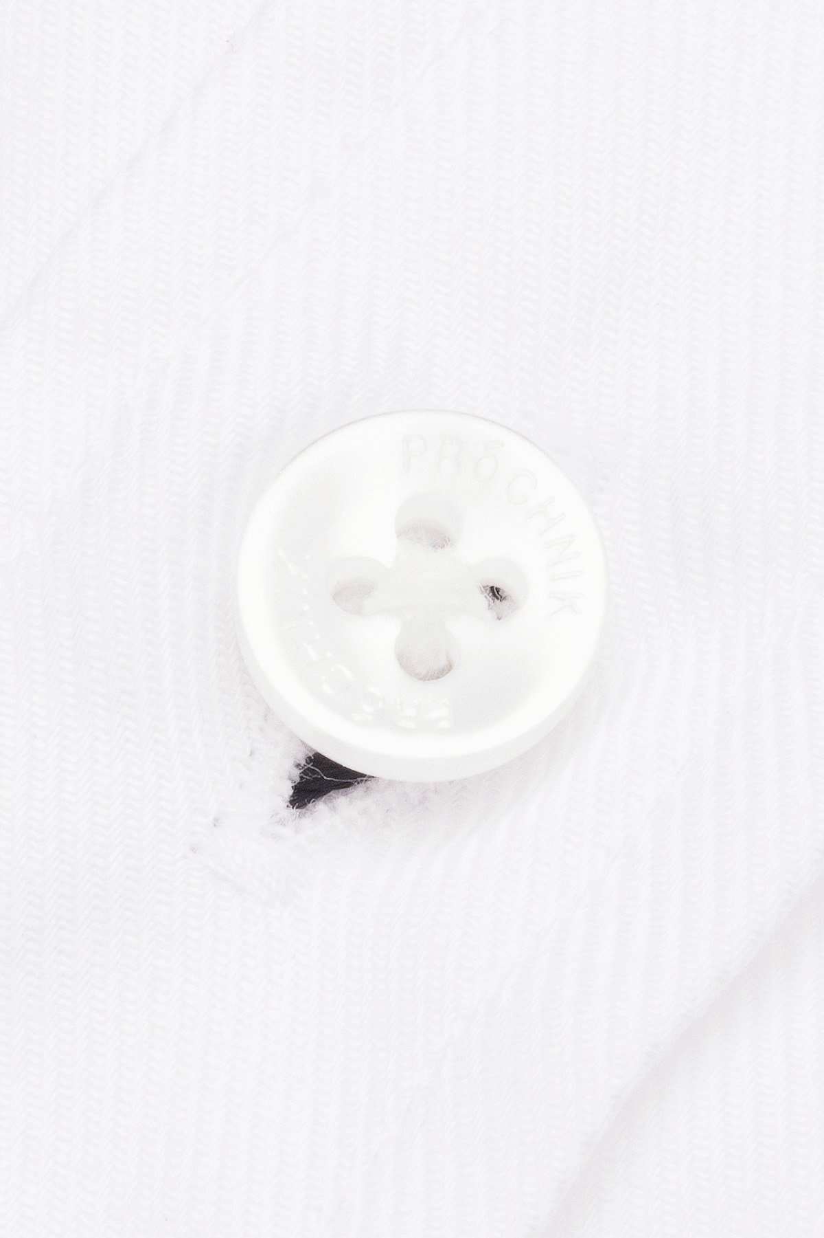 Koszula Biała z Bawełny z Długim Rękawem PM23