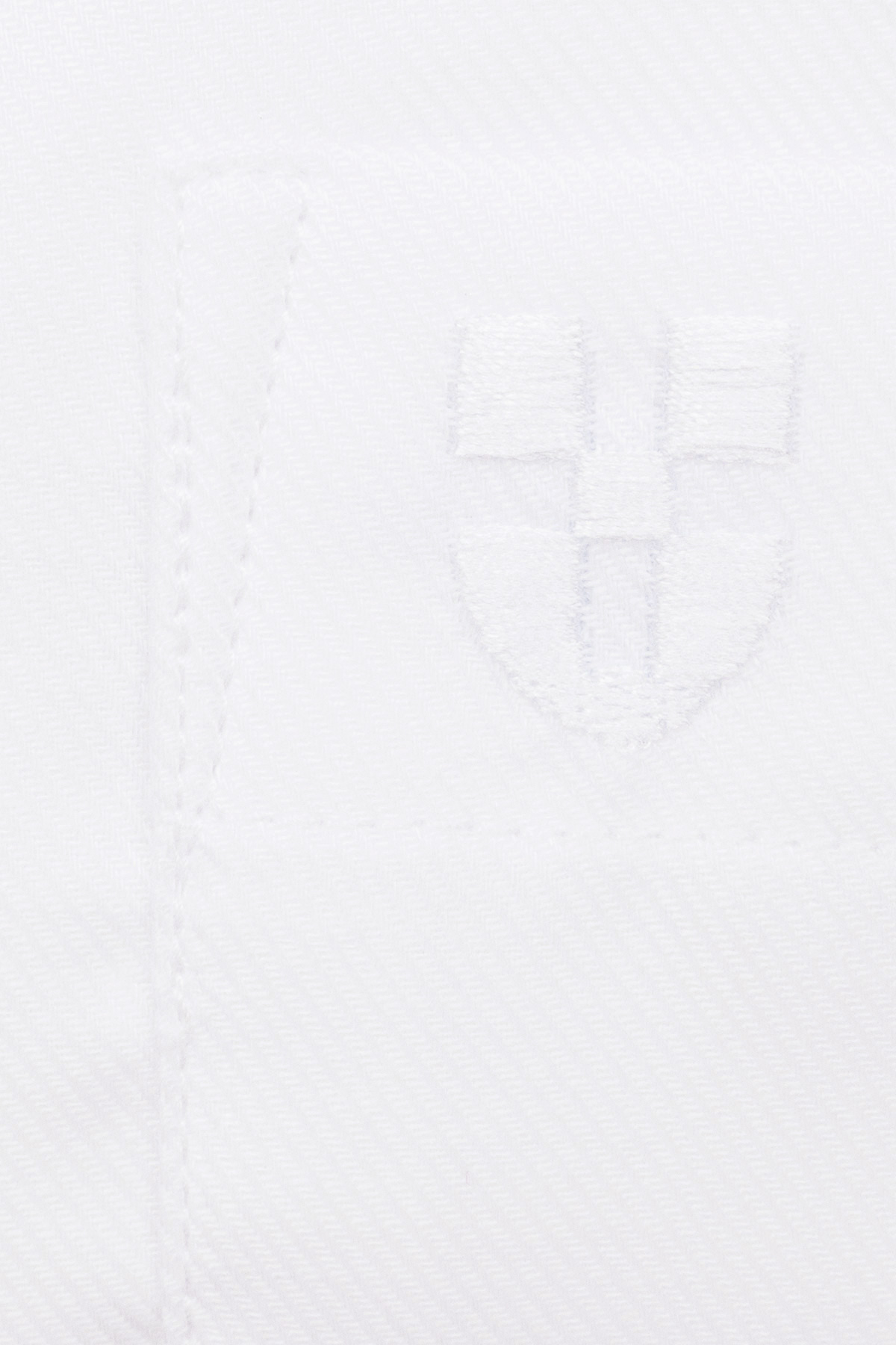 Koszula Biała z Bawełny z Długim Rękawem PM23