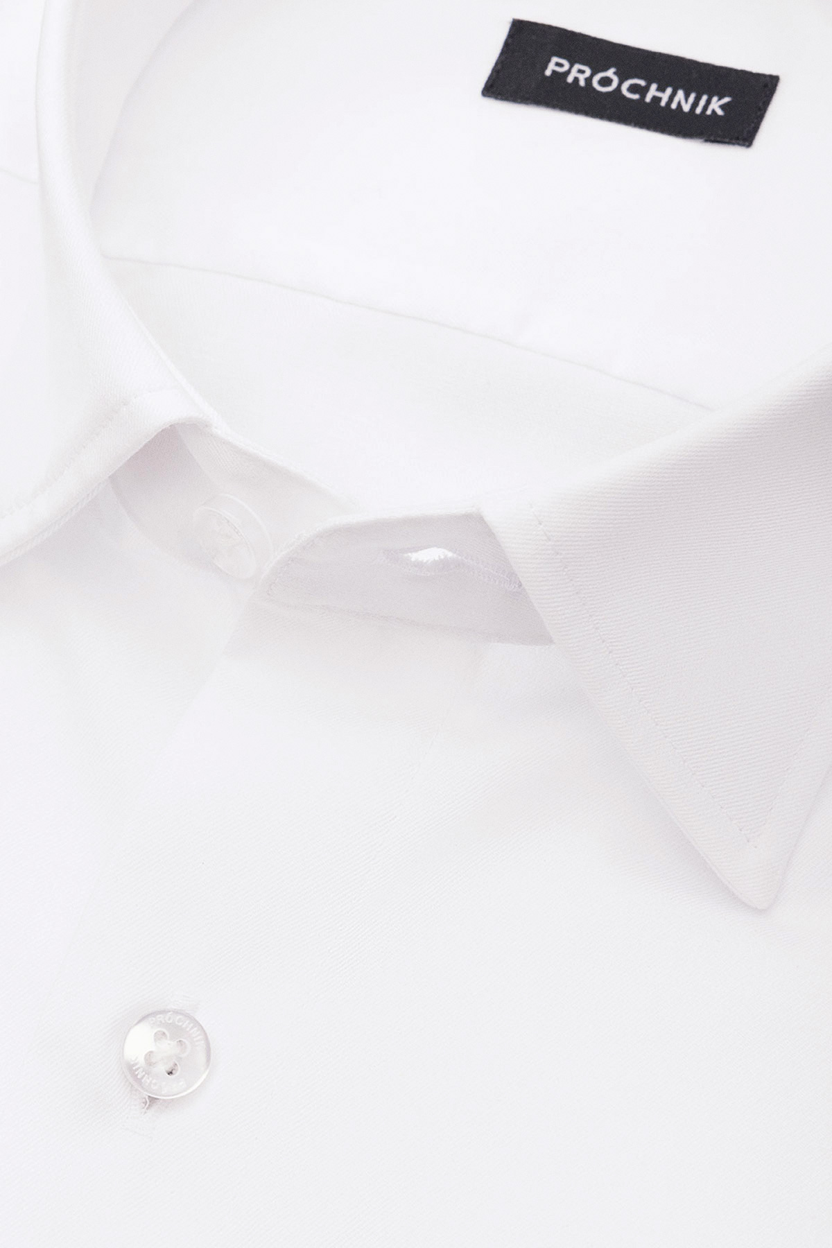 Koszula Biała z Bawełny z Długim Rękawem PM24