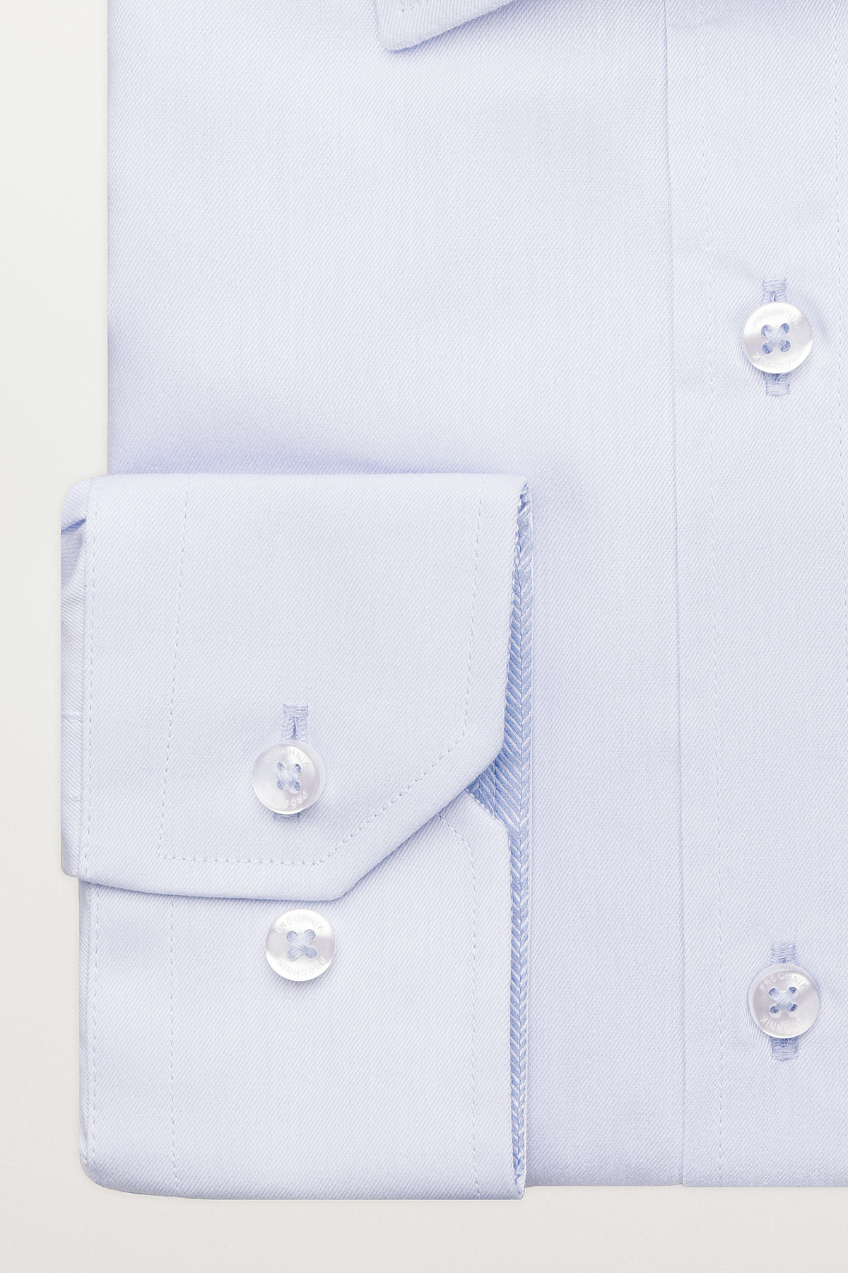 Koszula Błękitna z Bawełny z Długim Rękawem PM26