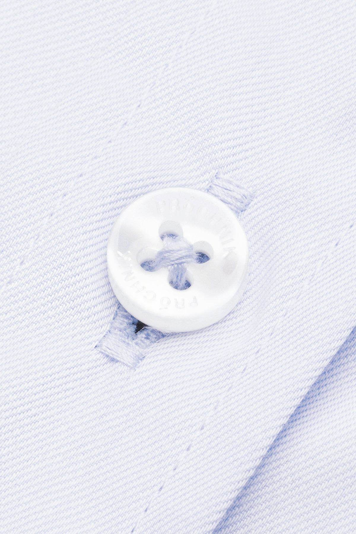 Koszula Błękitna z Bawełny z Długim Rękawem PM26