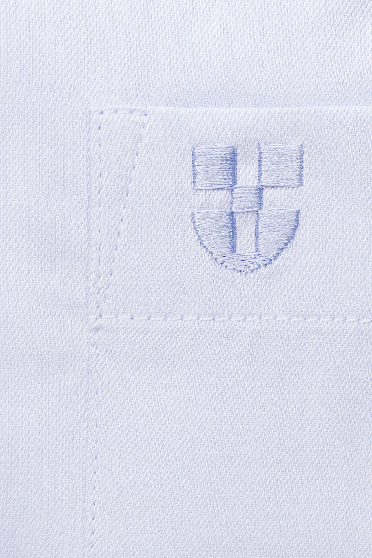 Koszula Błękitna z Bawełny z Długim Rękawem PM26