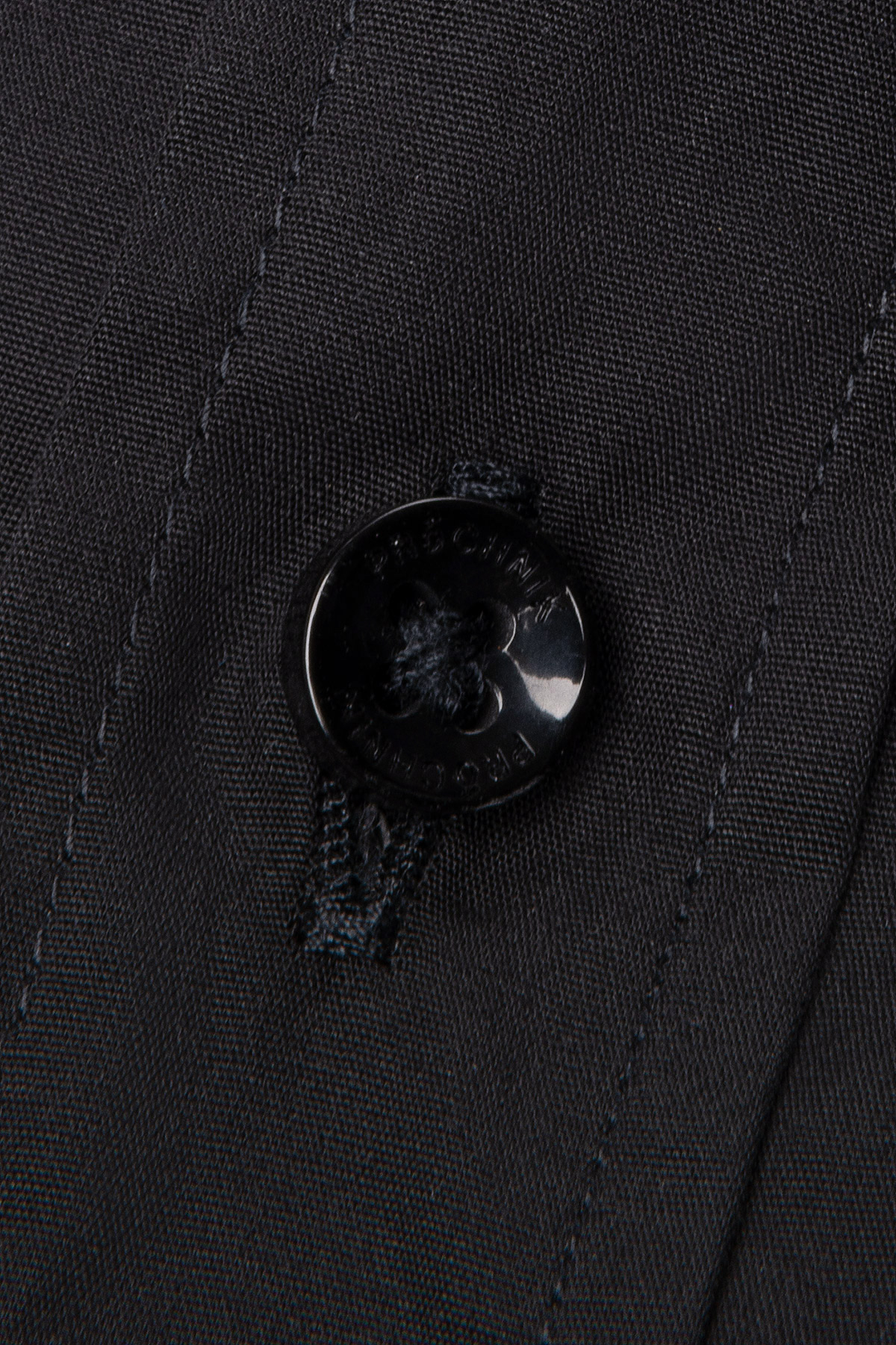 Koszula Czarna z Bawełny z Długim Rękawem PM3