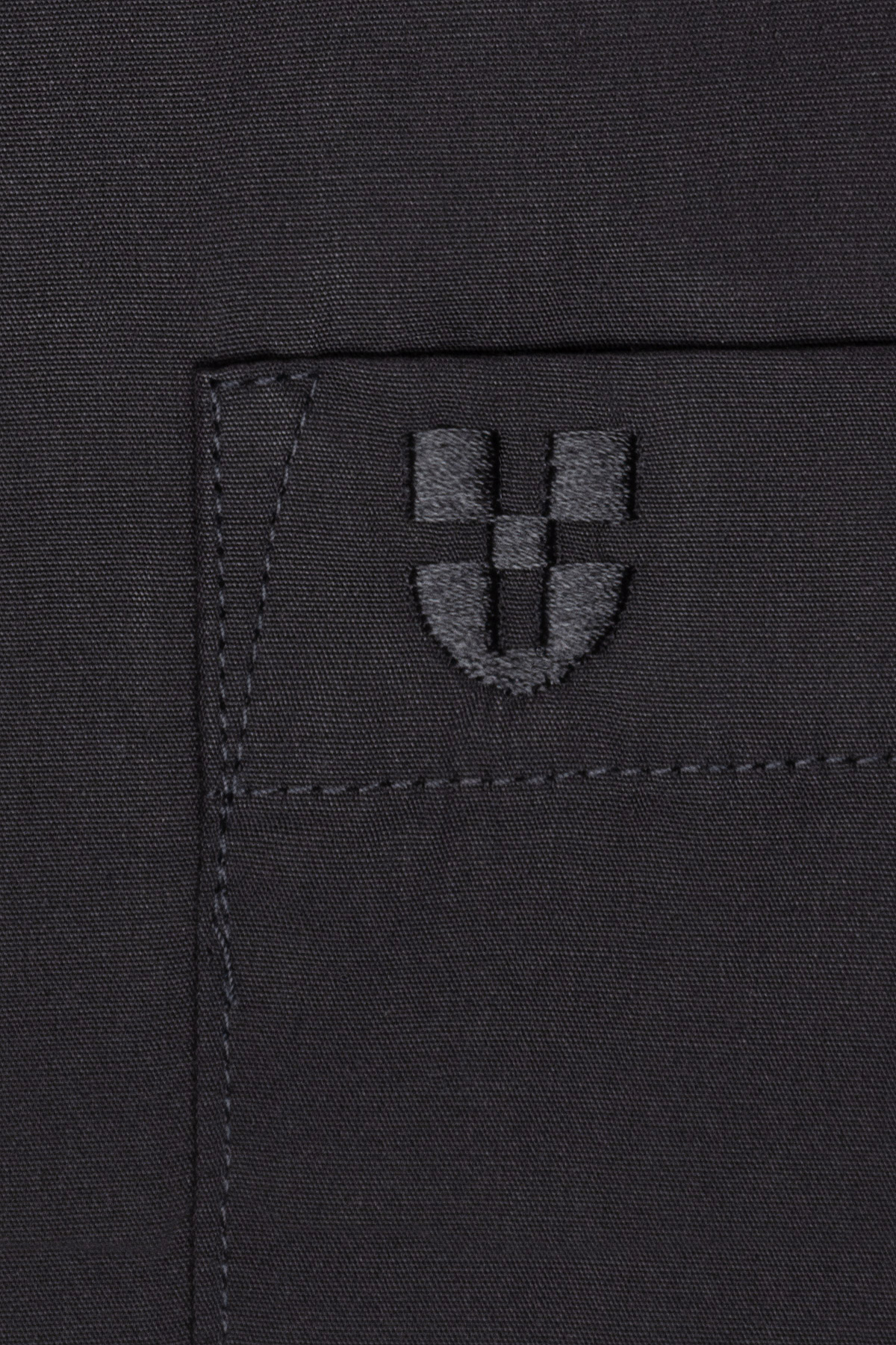 Koszula Czarna z Bawełny z Długim Rękawem PM3