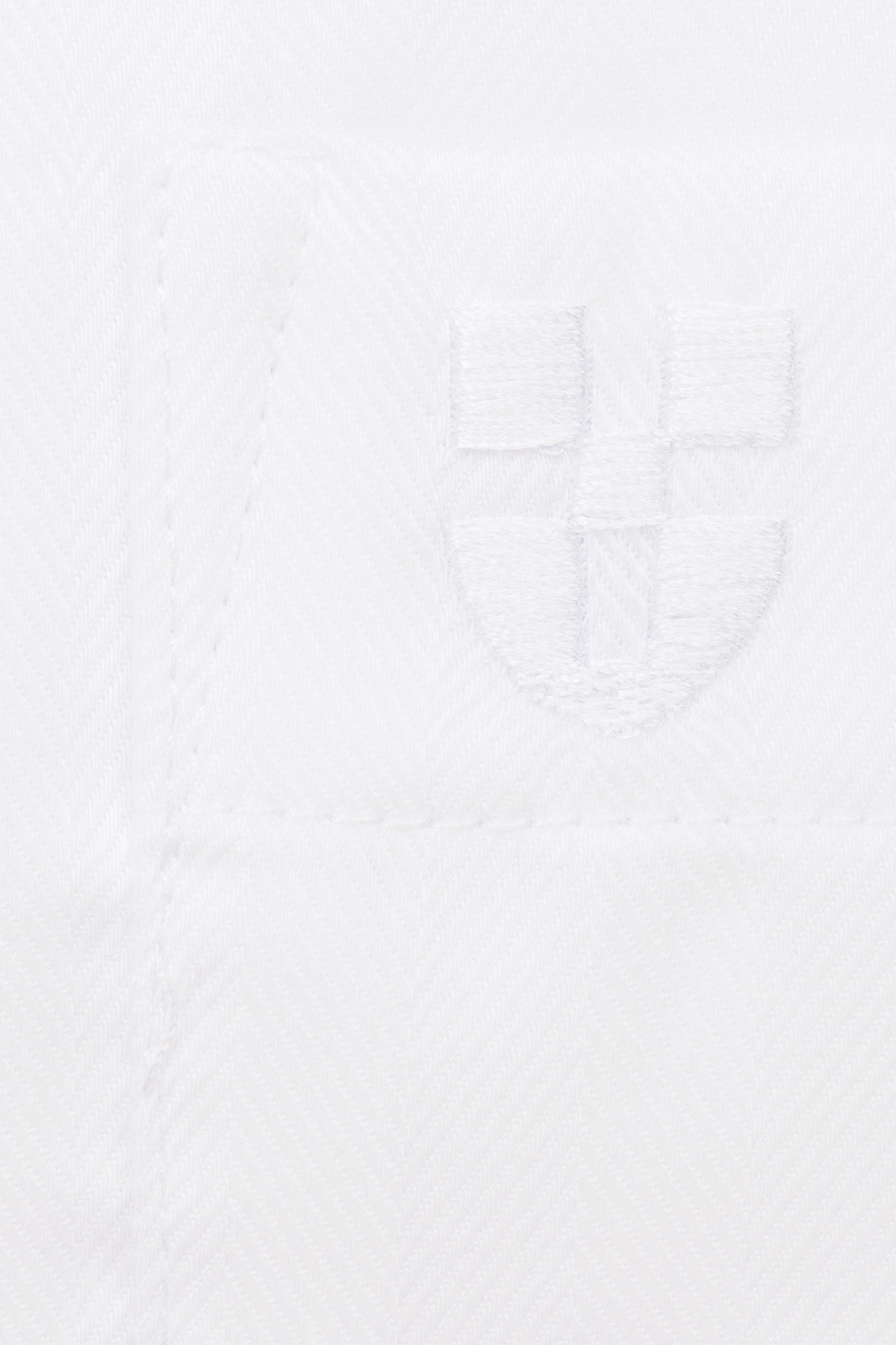 Koszula Biała z Bawełny z Długim Rękawem PM30