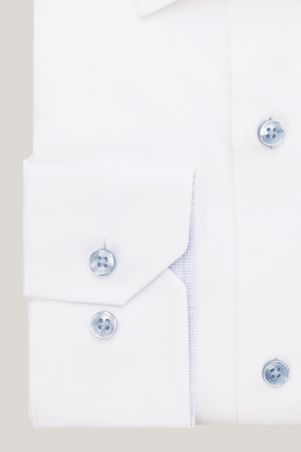 Koszula Biała z Bawełny z Długim Rękawem PM35