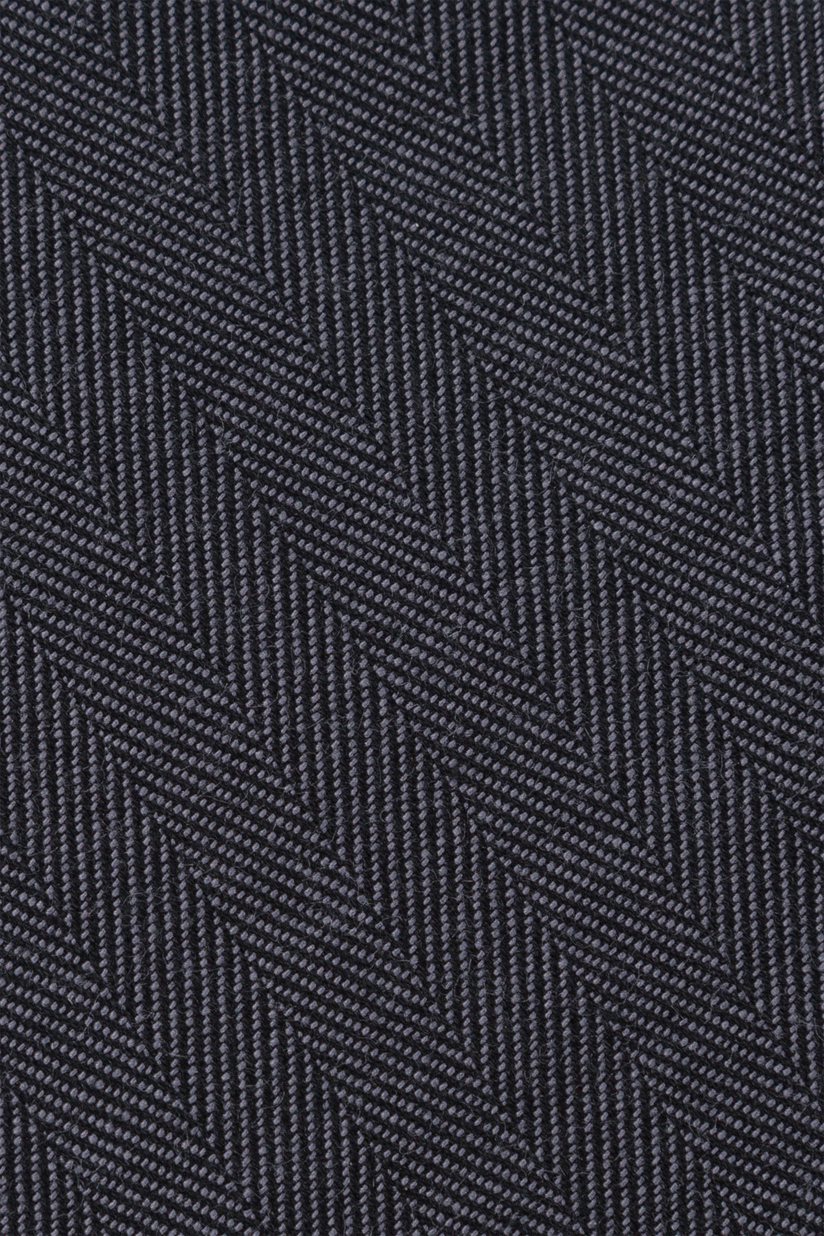 Koszula Grafitowa z Bawełny z Długim Rękawem ze Wzorem Jodełki PM32