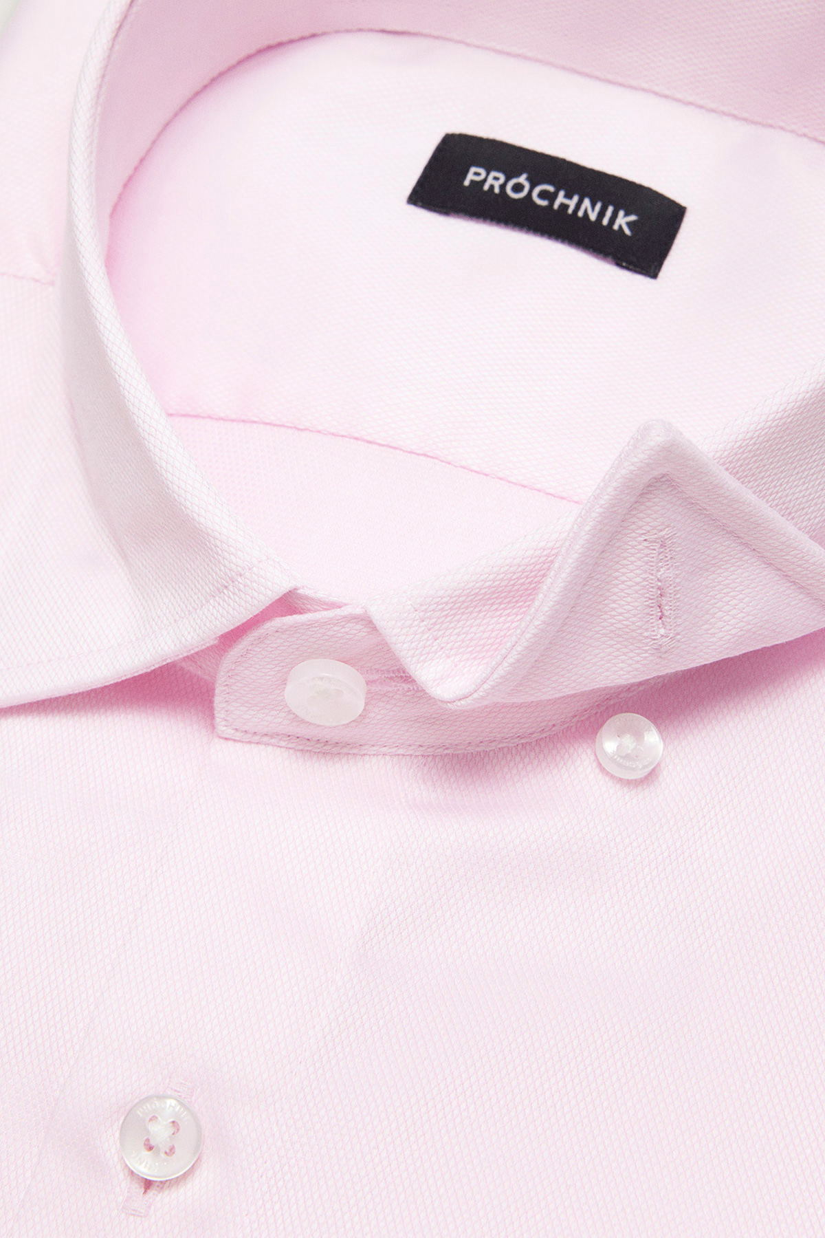 Koszula Różowa z Bawełny z Długim Rękawem PM39