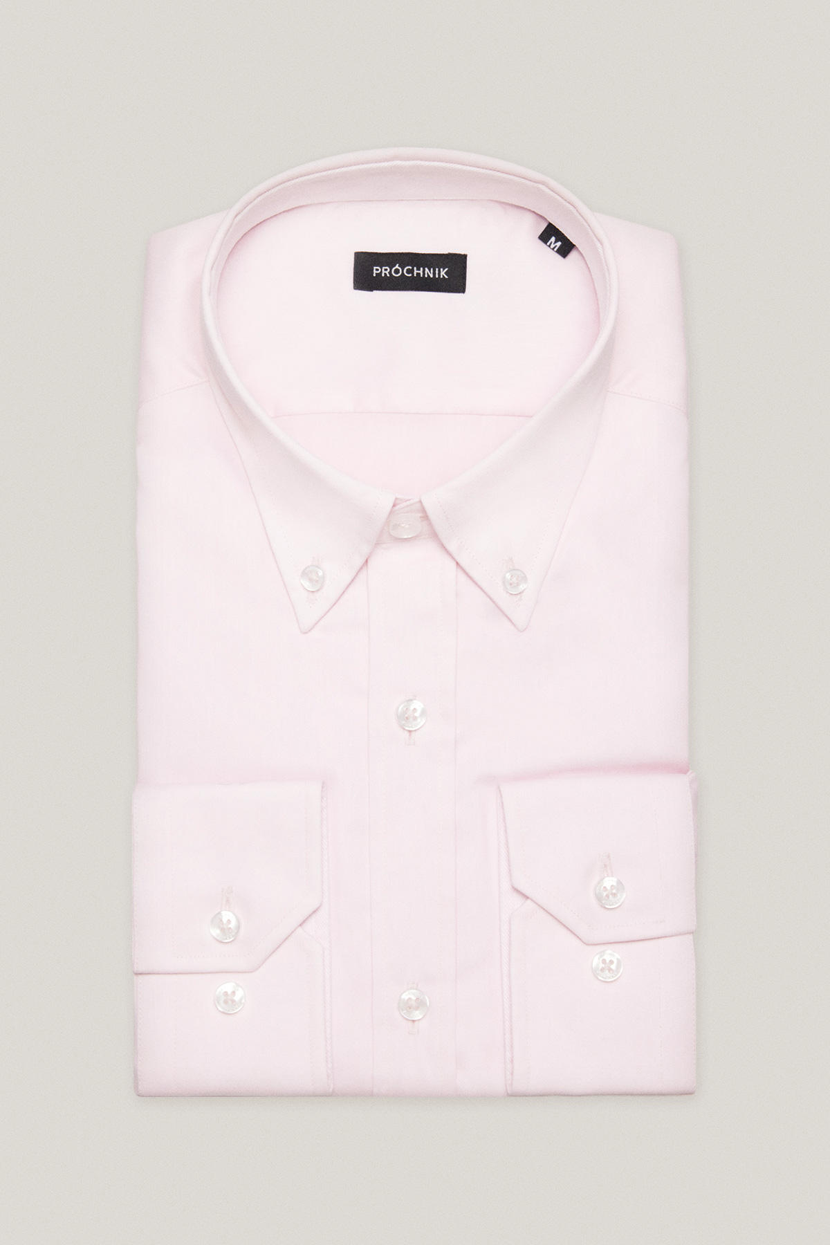 Koszula Różowa z Bawełny z Długim Rękawem PM46