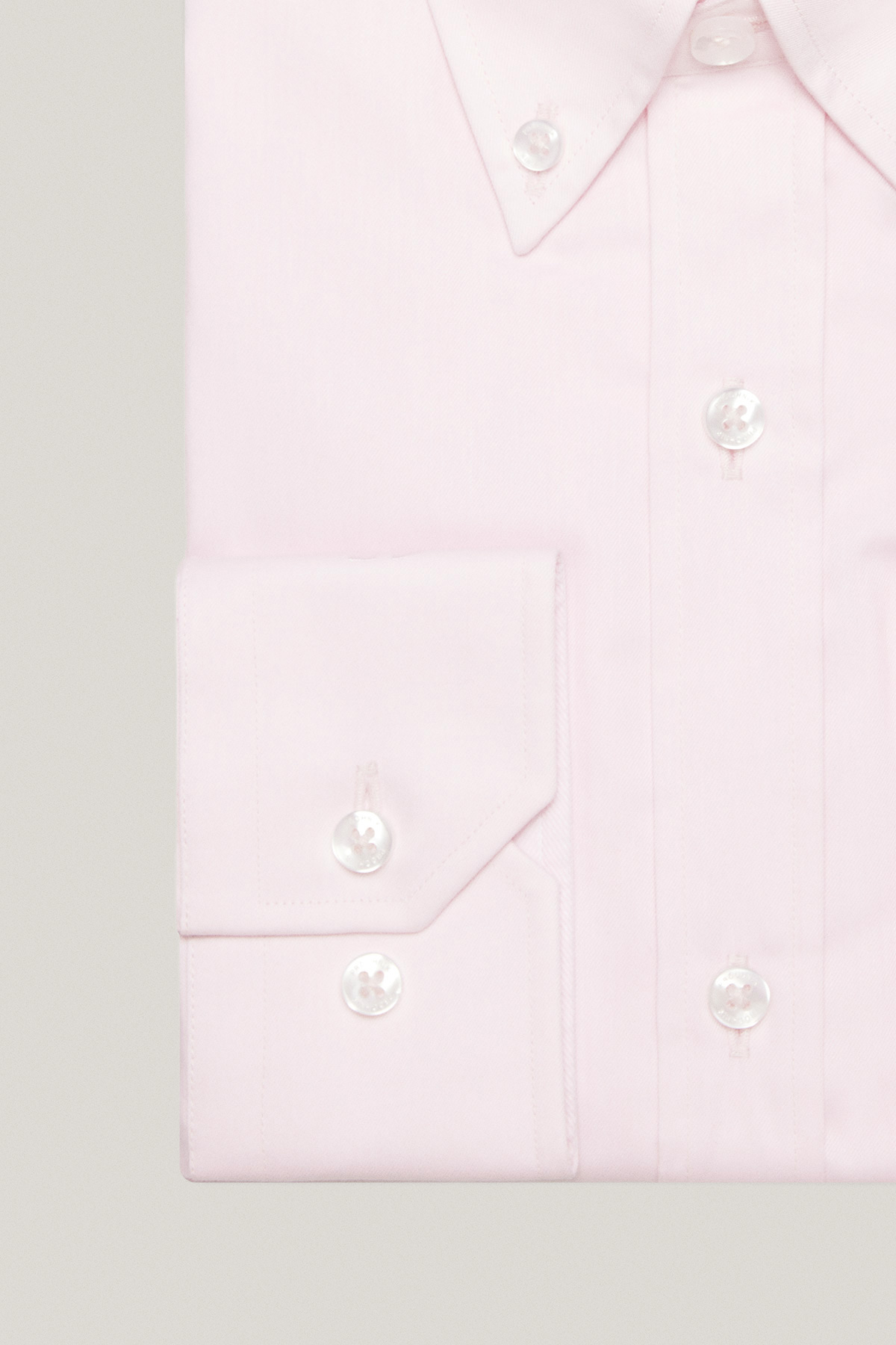 Koszula Różowa z Bawełny z Długim Rękawem PM46