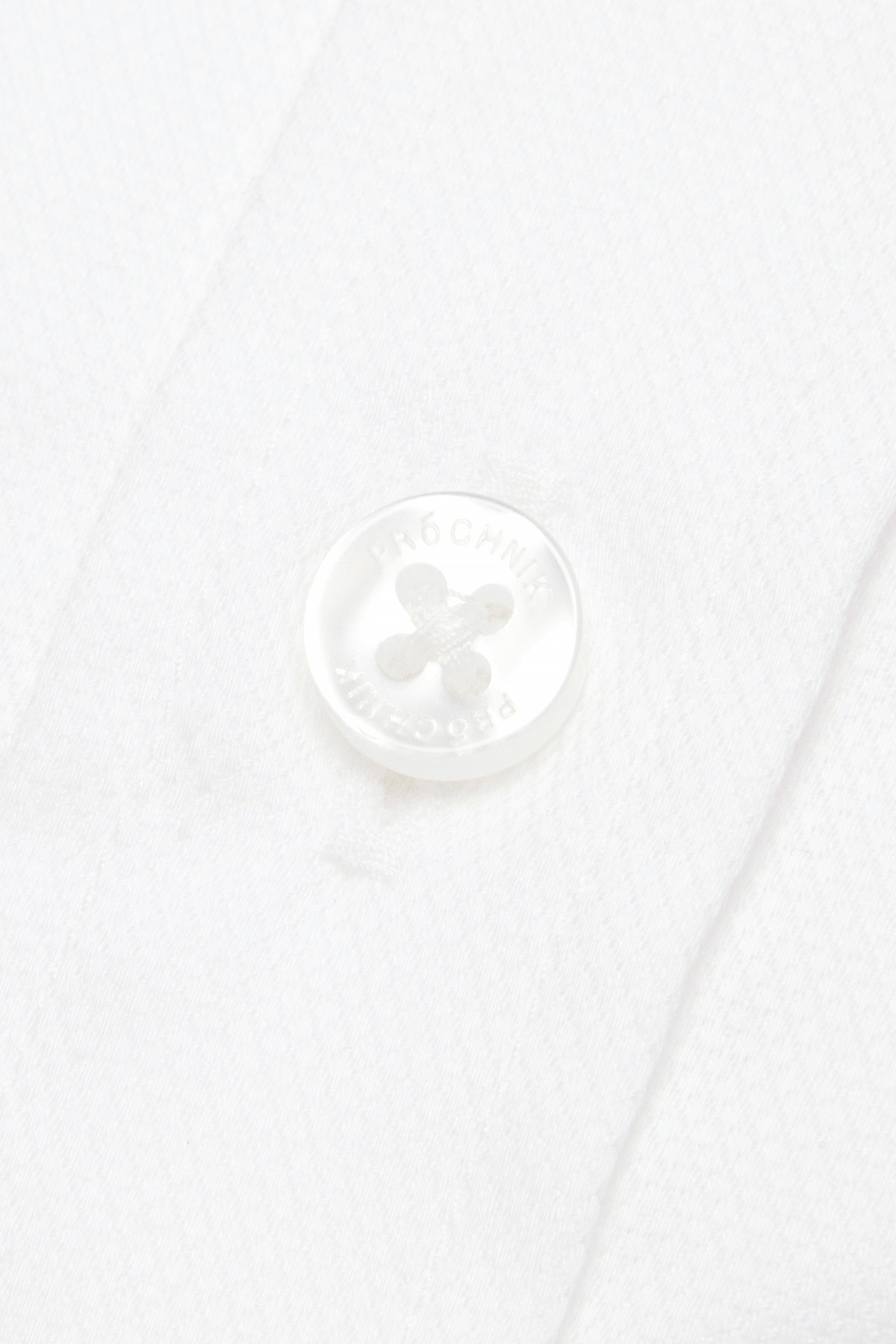 Koszula Biała z Bawełny z Długim Rękawem PM52