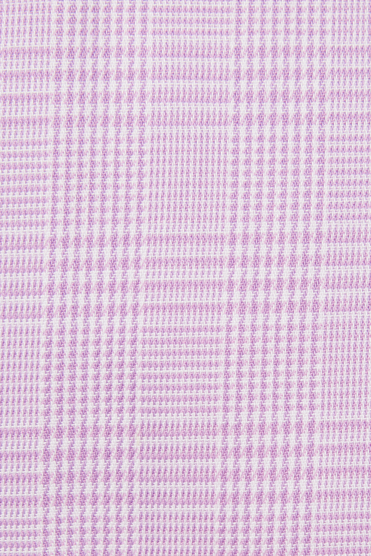 Koszula Wrzosowa z Bawełny z Długim Rękawem w Kratę PM54