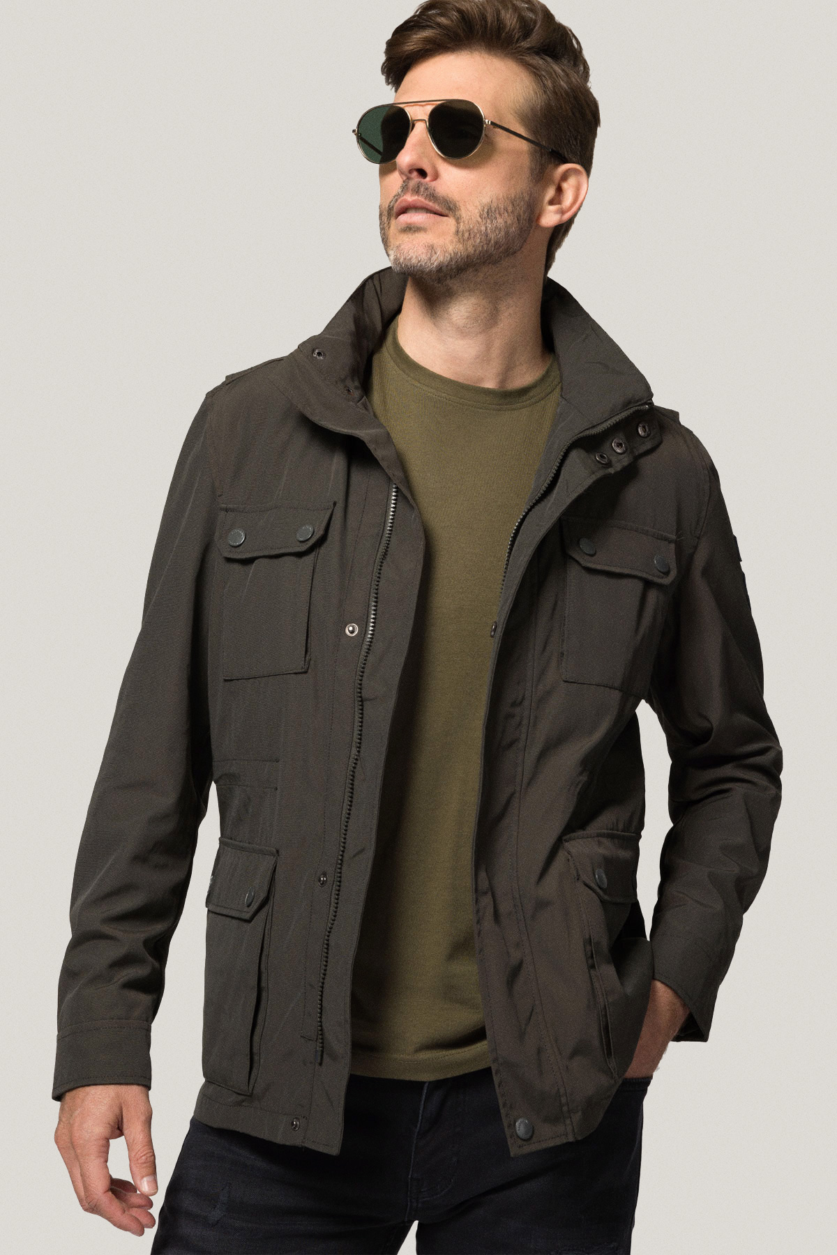 Kurtka Przejściowa Zielona PM1