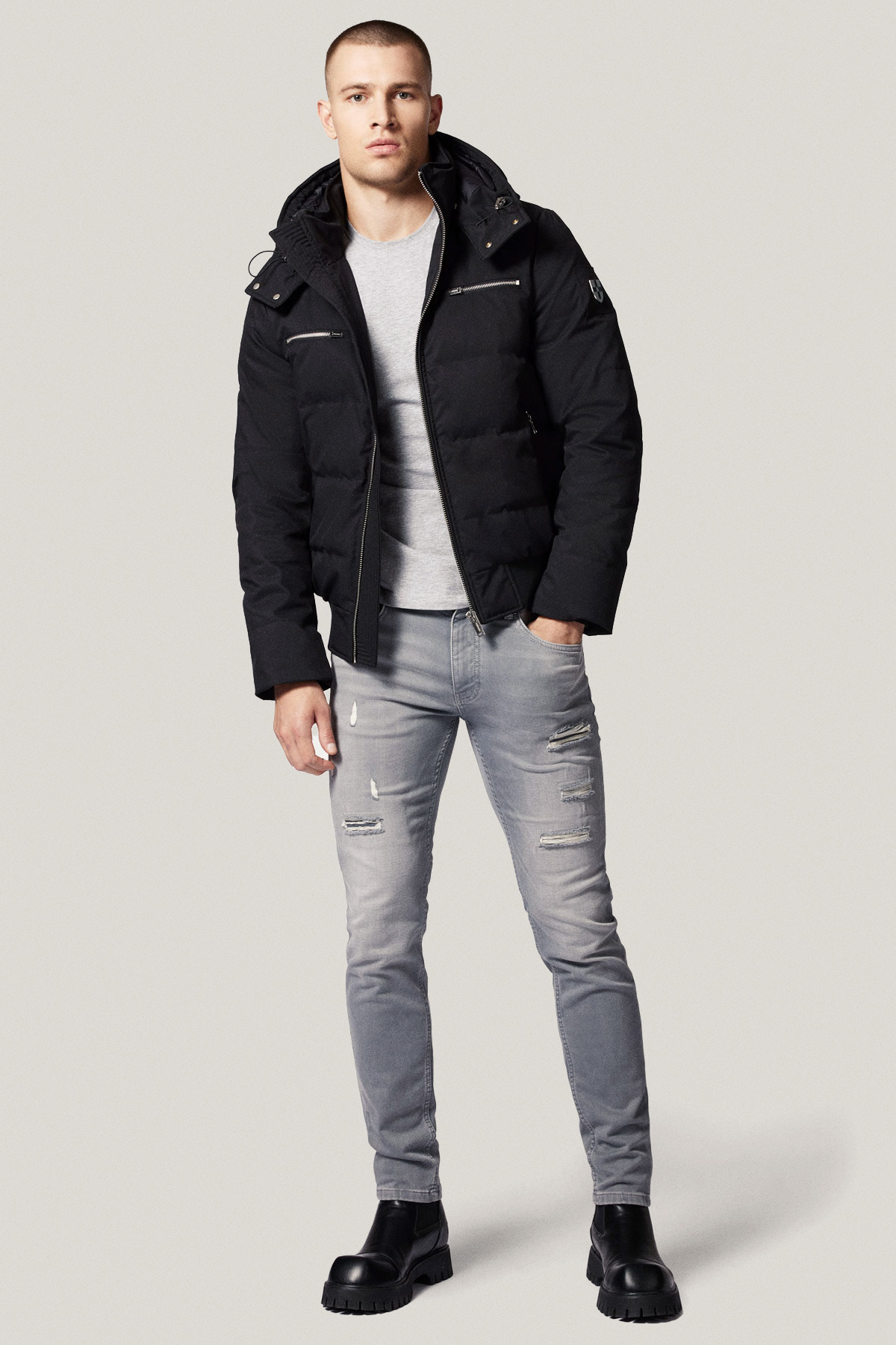 Techniczna Kurtka Puchowa Czarna PM3