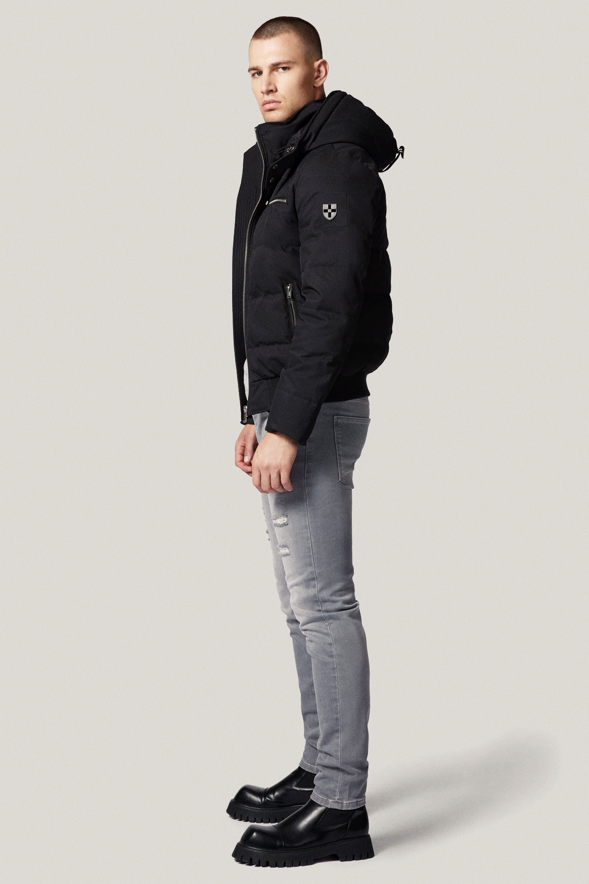 Techniczna Kurtka Puchowa Czarna PM3