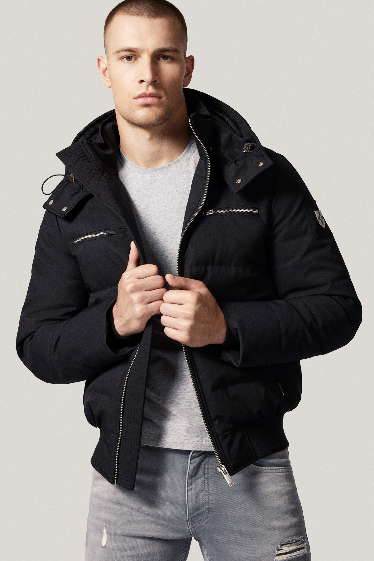 Techniczna Kurtka Puchowa Czarna PM3