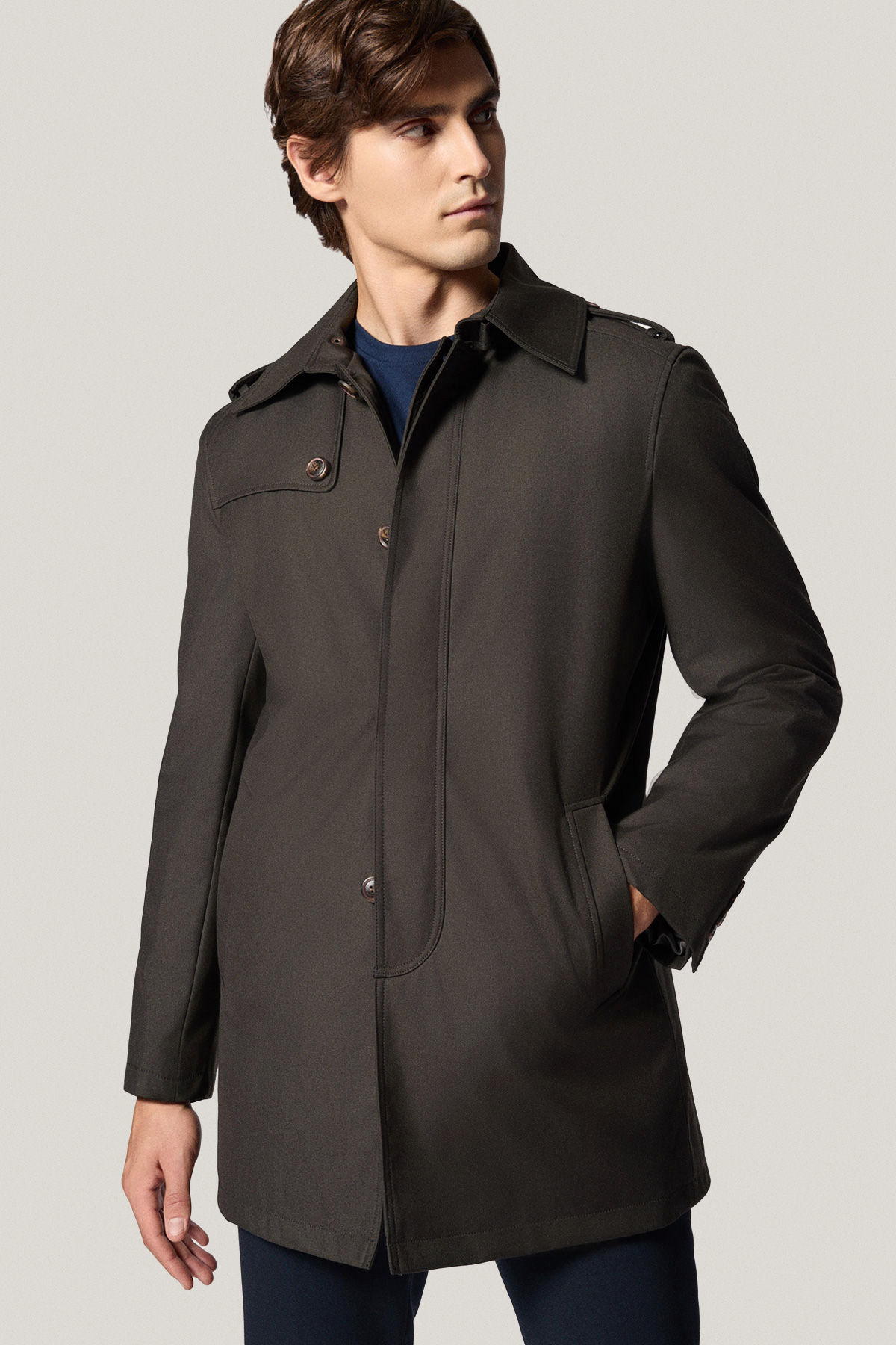 Płaszcz Przejściowy Zielony PM1