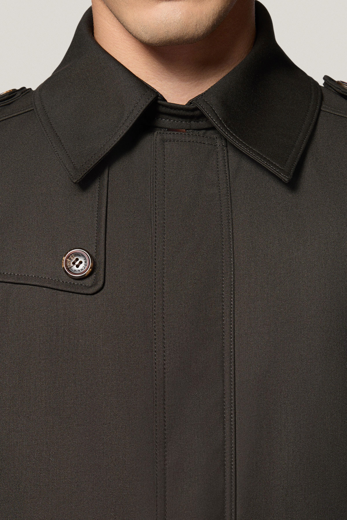 Płaszcz Przejściowy Zielony PM1