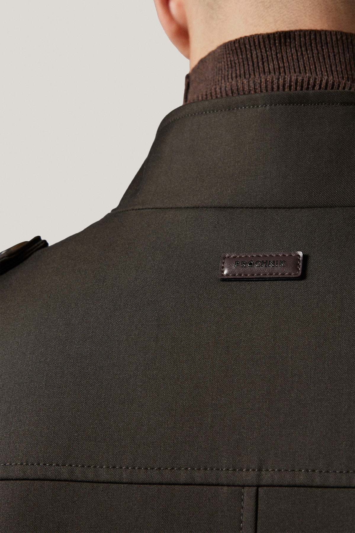 Płaszcz Przejściowy Zielony Jednorzędowy PM2