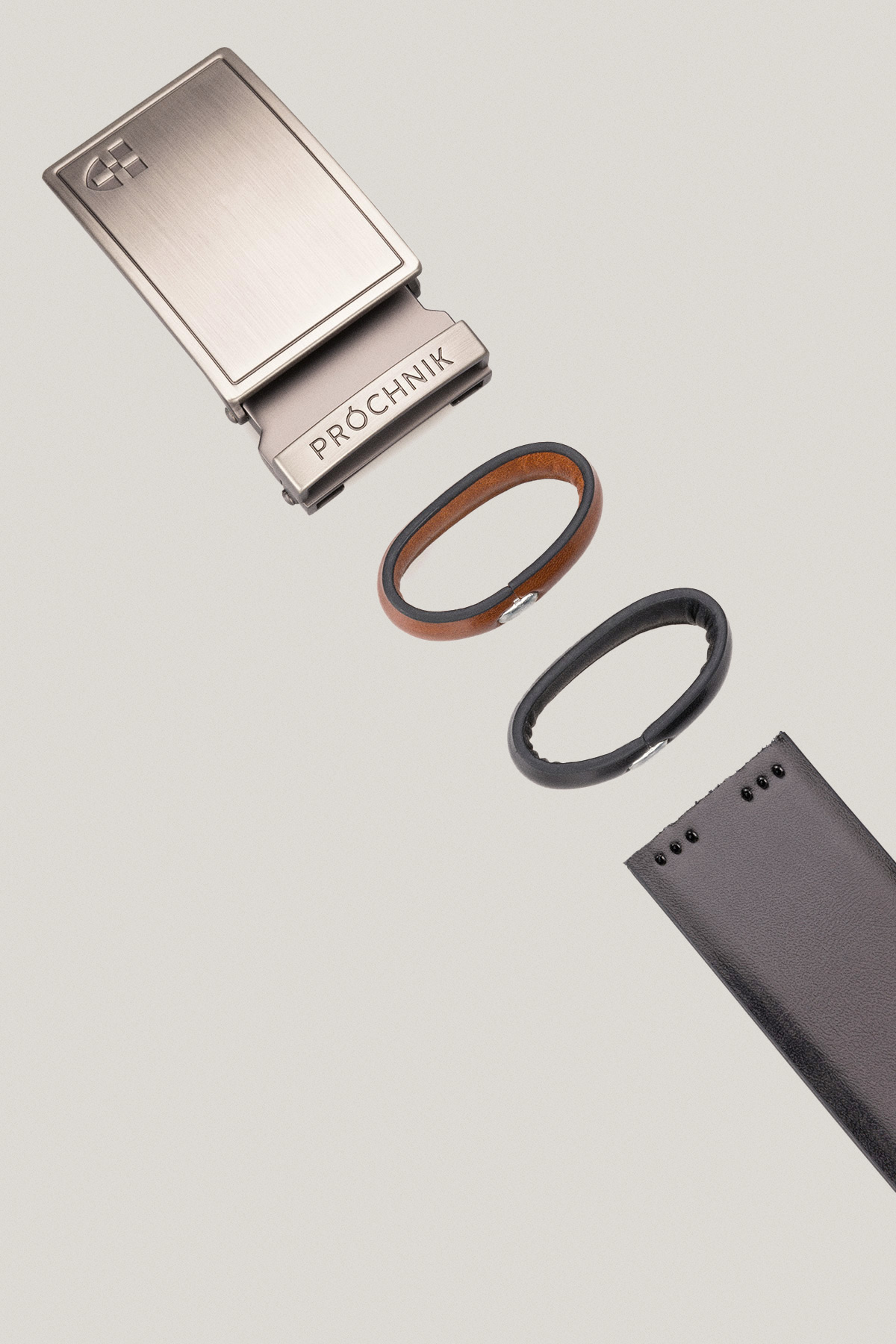 Pasek Dwustronny 4 w 1 z Wymienną Klamrą PM1