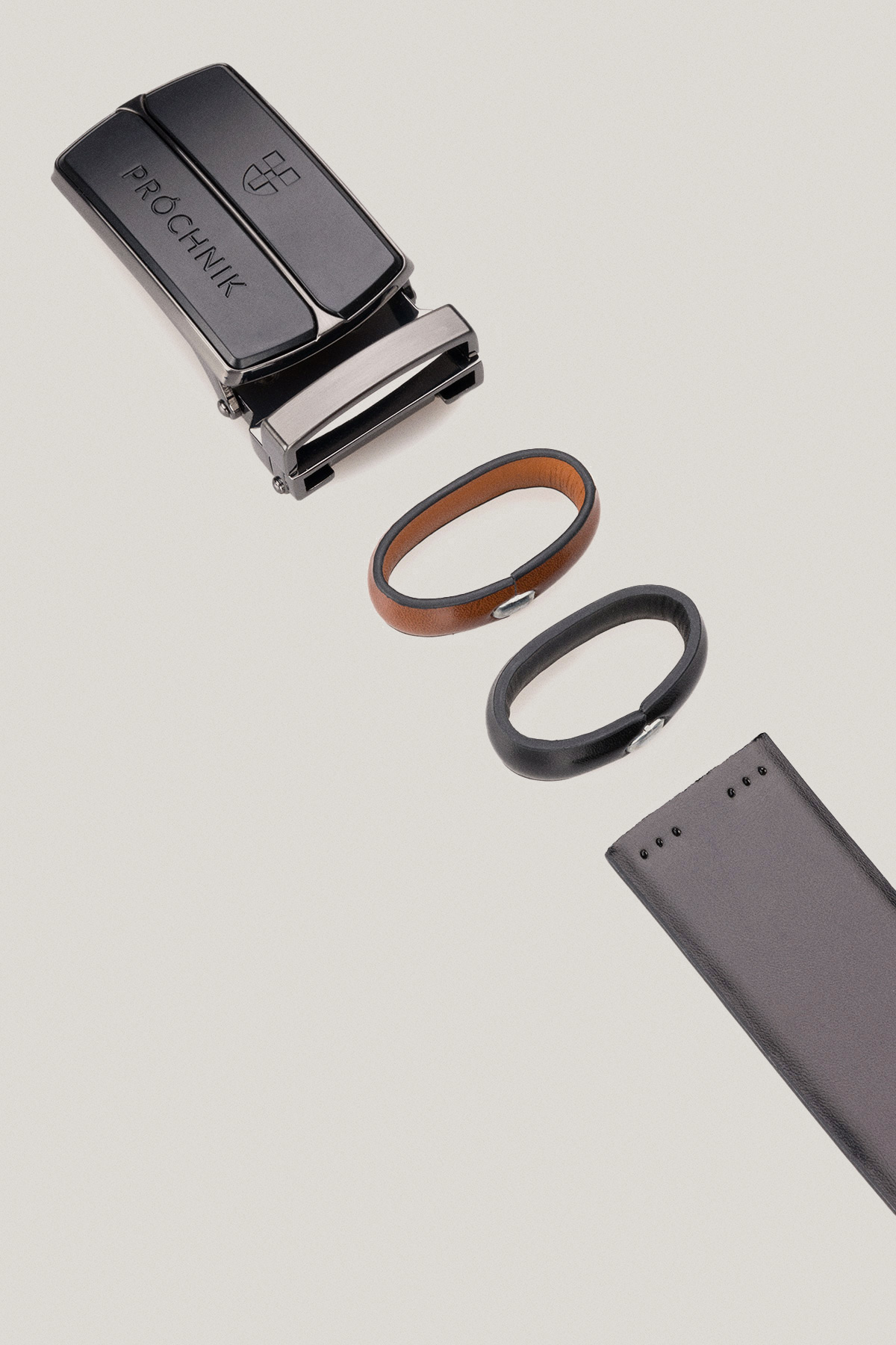 Pasek Dwustronny 4 w 1 z Wymienną Klamrą PM2