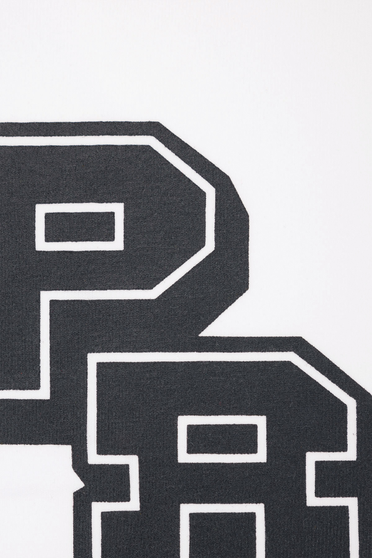 T-shirt Biały z Nadrukiem Bawełniany PM1