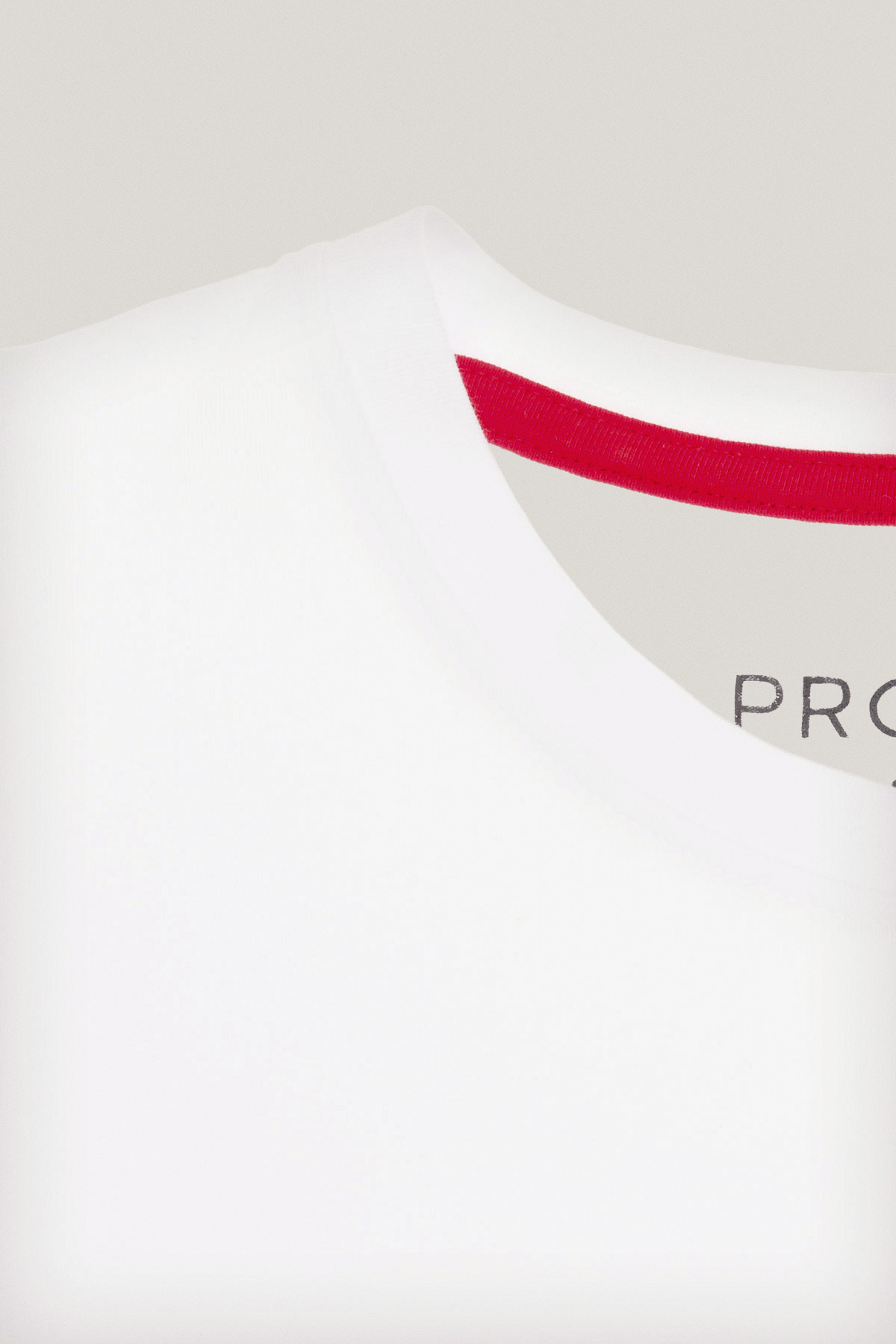 T-shirt Biały z Nadrukiem Bawełniany PM1