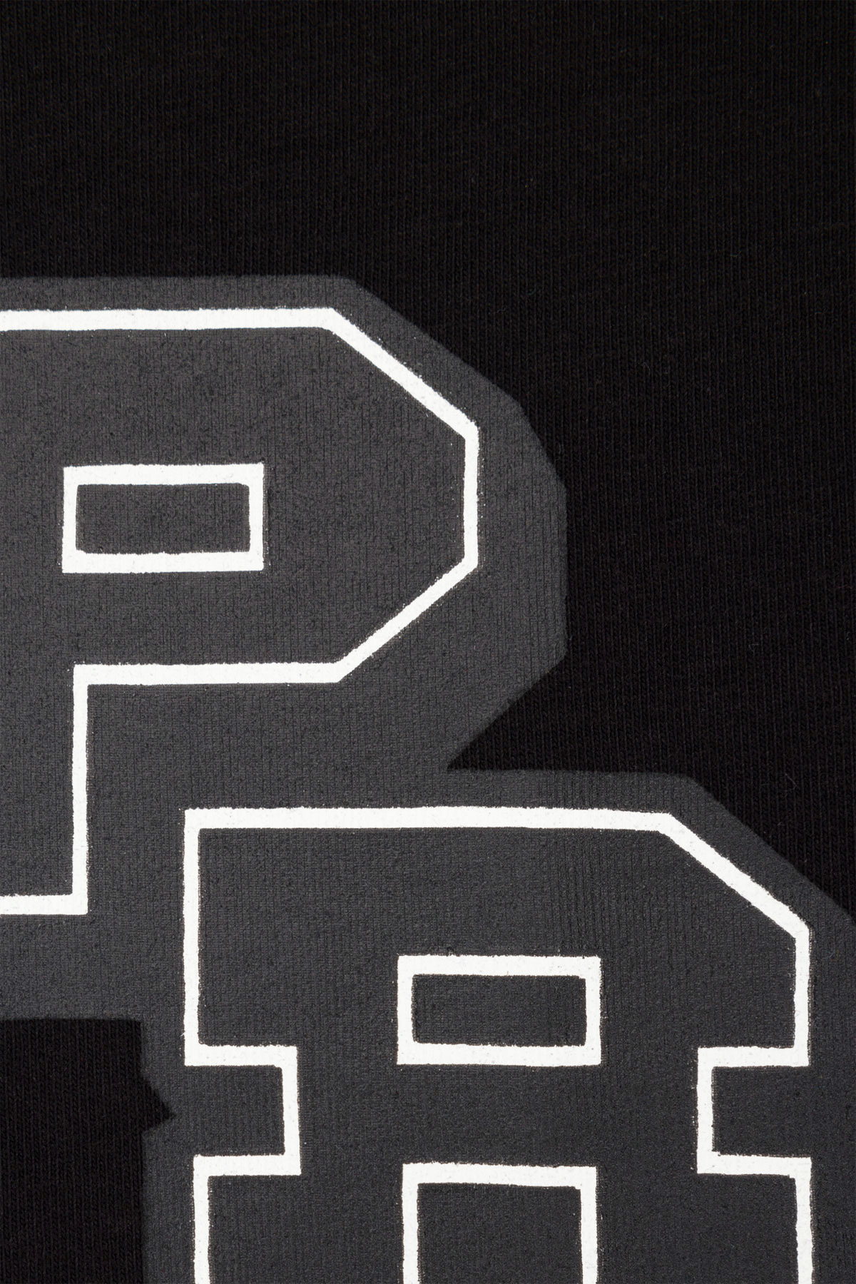 T-shirt Czarny z Nadrukiem Bawełniany PM1