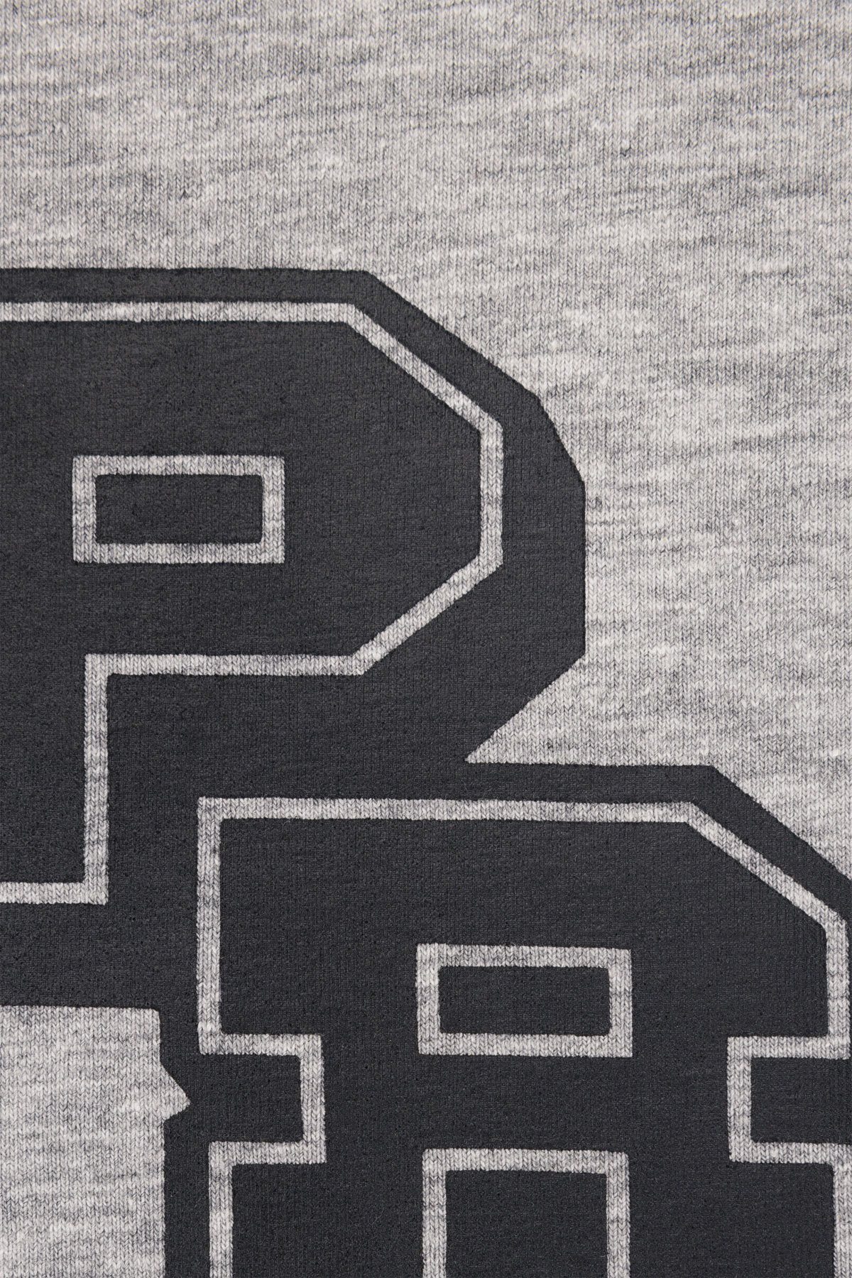 T-shirt Szary z Nadrukiem Bawełniany PM1