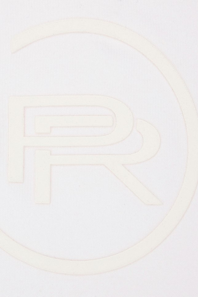 T-shirt Biały z Nadrukiem Bawełniany PM4