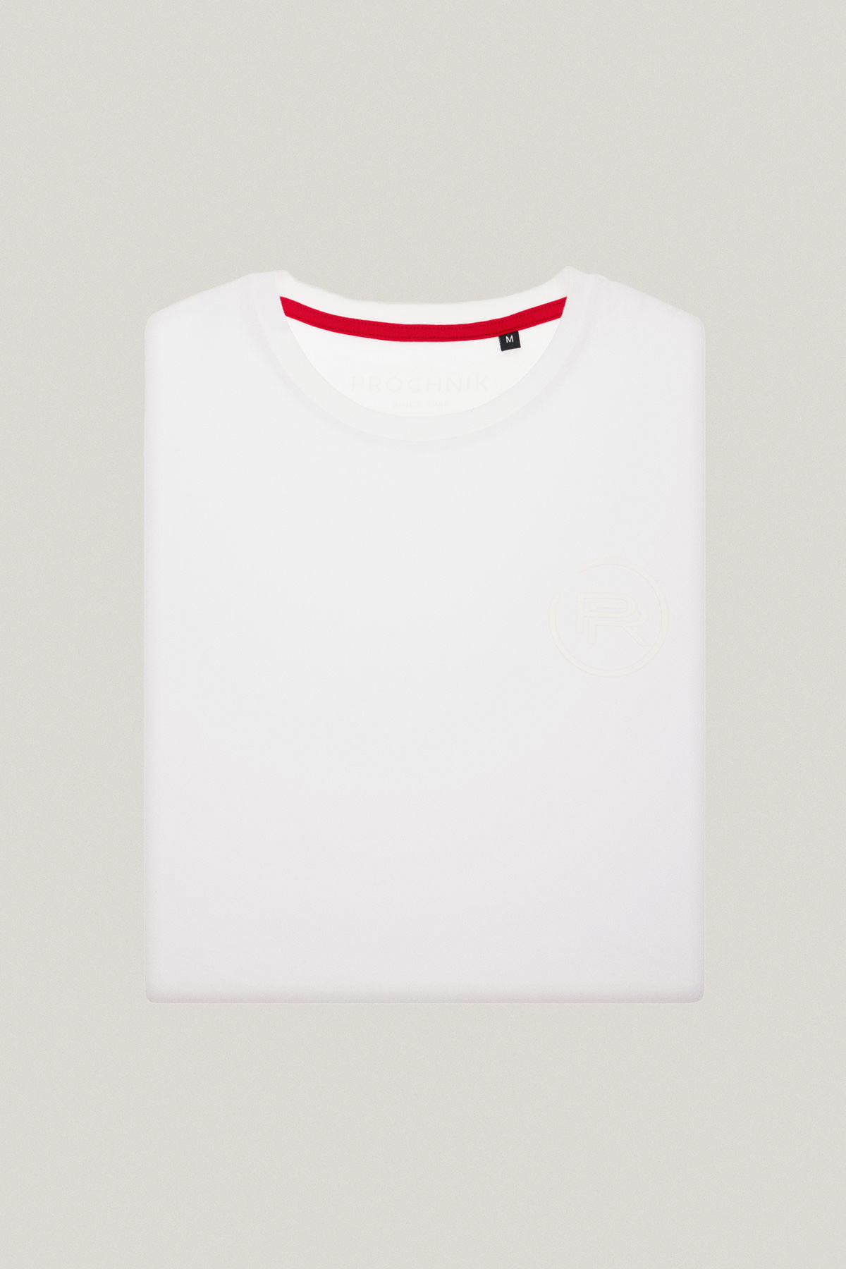 T-shirt Biały z Nadrukiem Bawełniany PM4