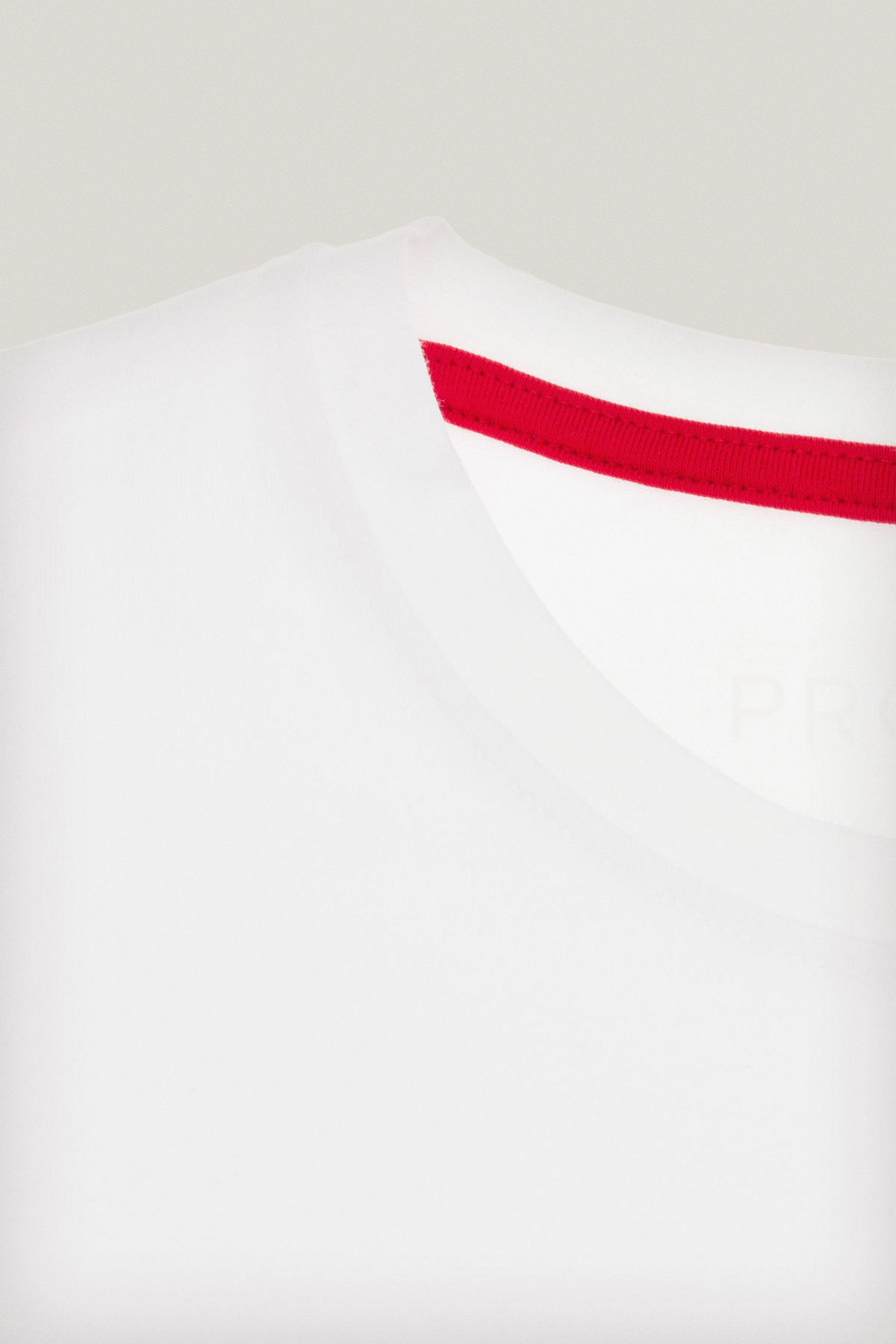 T-shirt Biały z Nadrukiem Bawełniany PM4