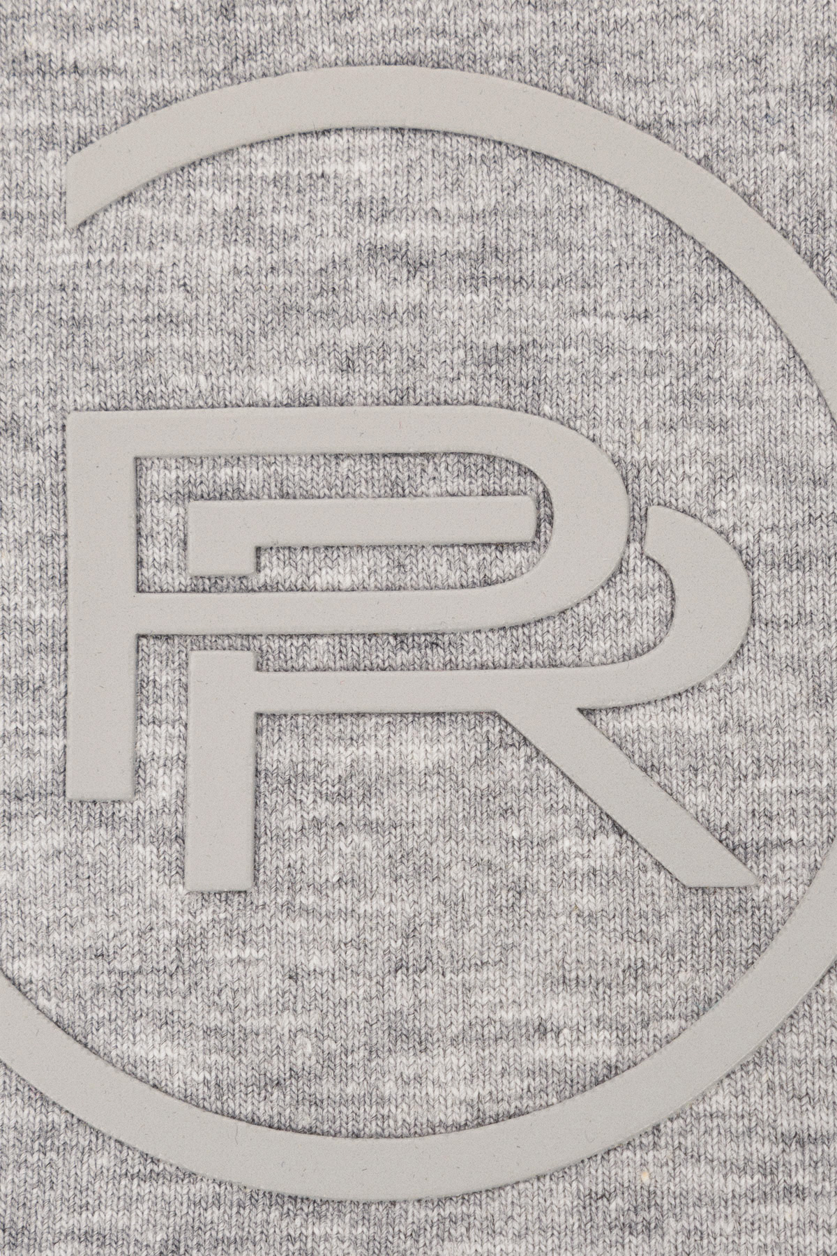 T-shirt Szary z Nadrukiem Bawełniany PM4