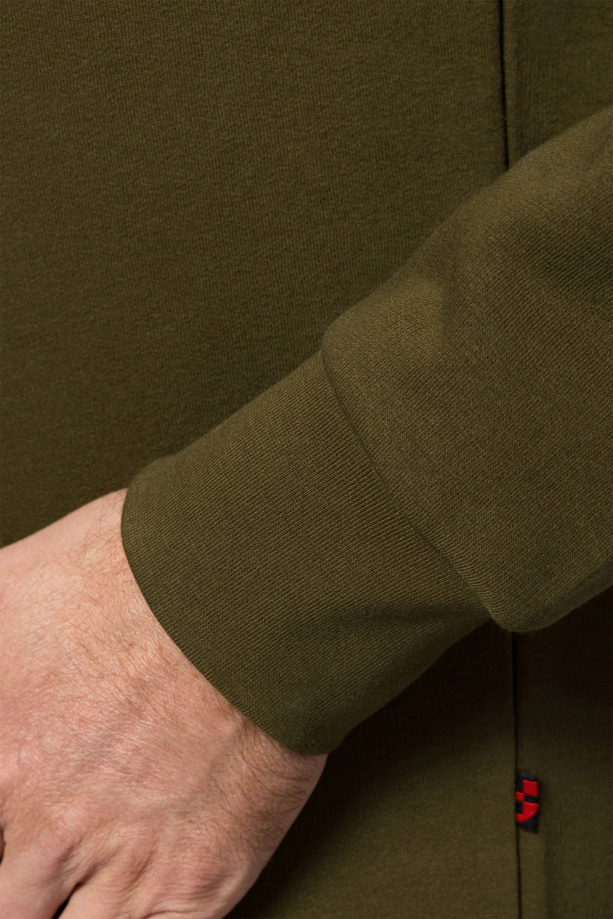 Bluza Nierozpinana Bez Kaptura Zielona z Haftem PM8