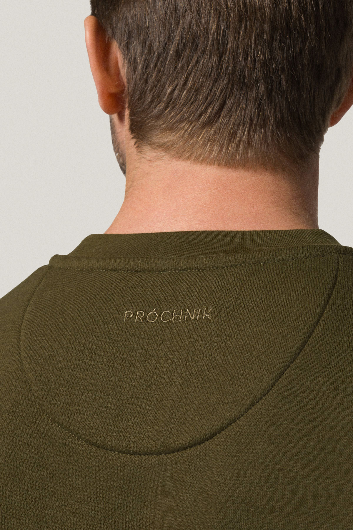 Bluza Nierozpinana Bez Kaptura Zielona z Haftem PM8