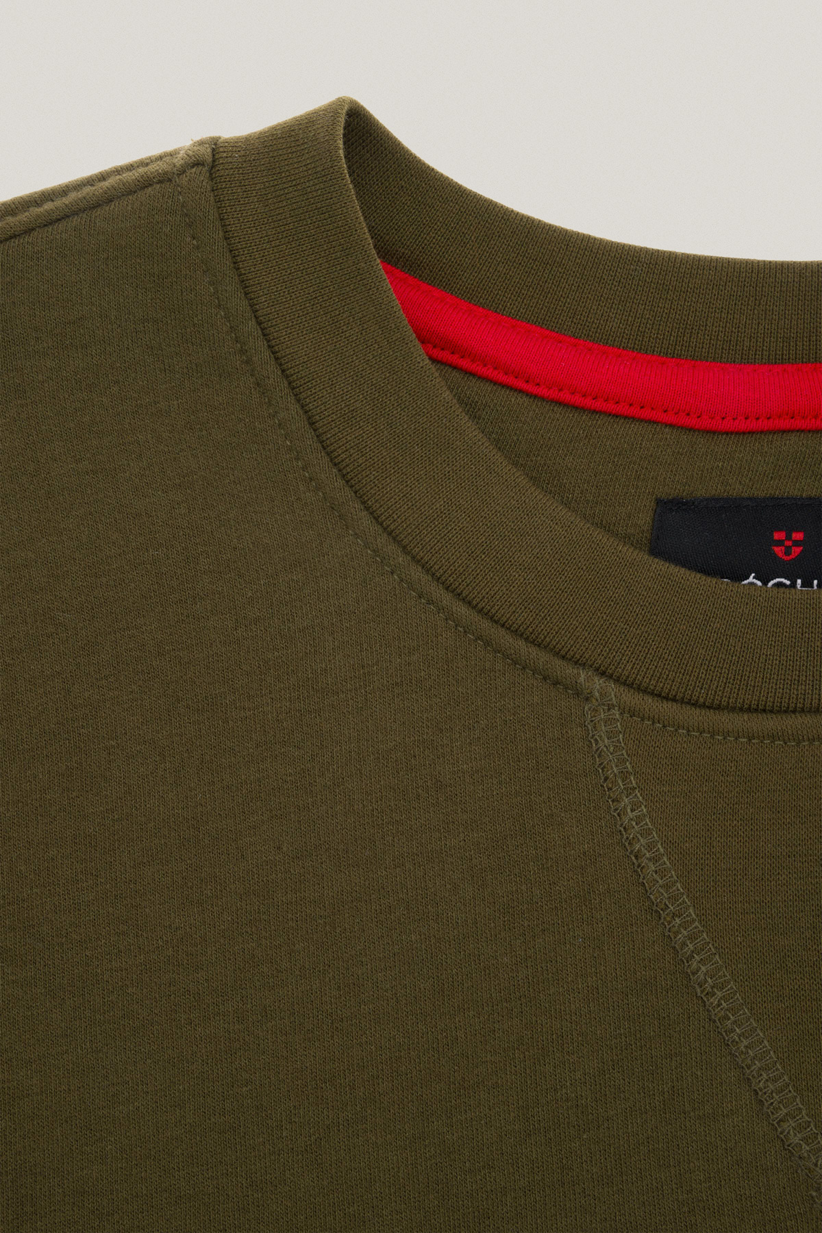 Bluza Nierozpinana Bez Kaptura Zielona z Haftem PM8