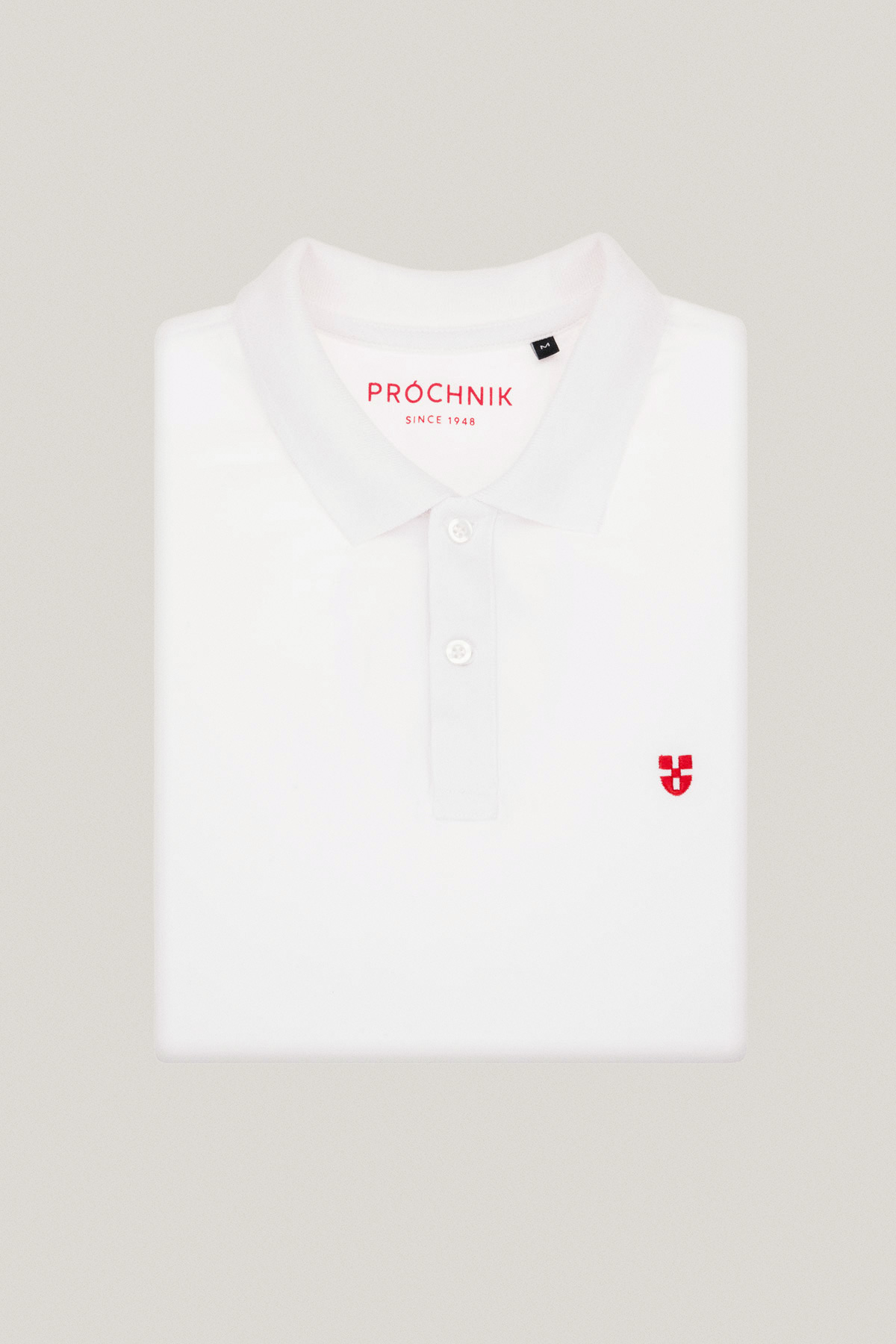 Koszulka Polo z Bawełny Biała PM1