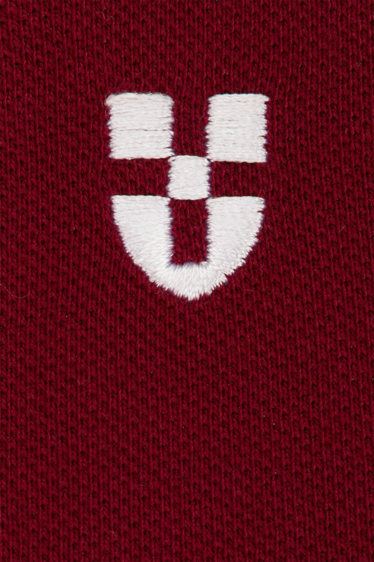 Koszulka Polo z Bawełny Bordowa PM1