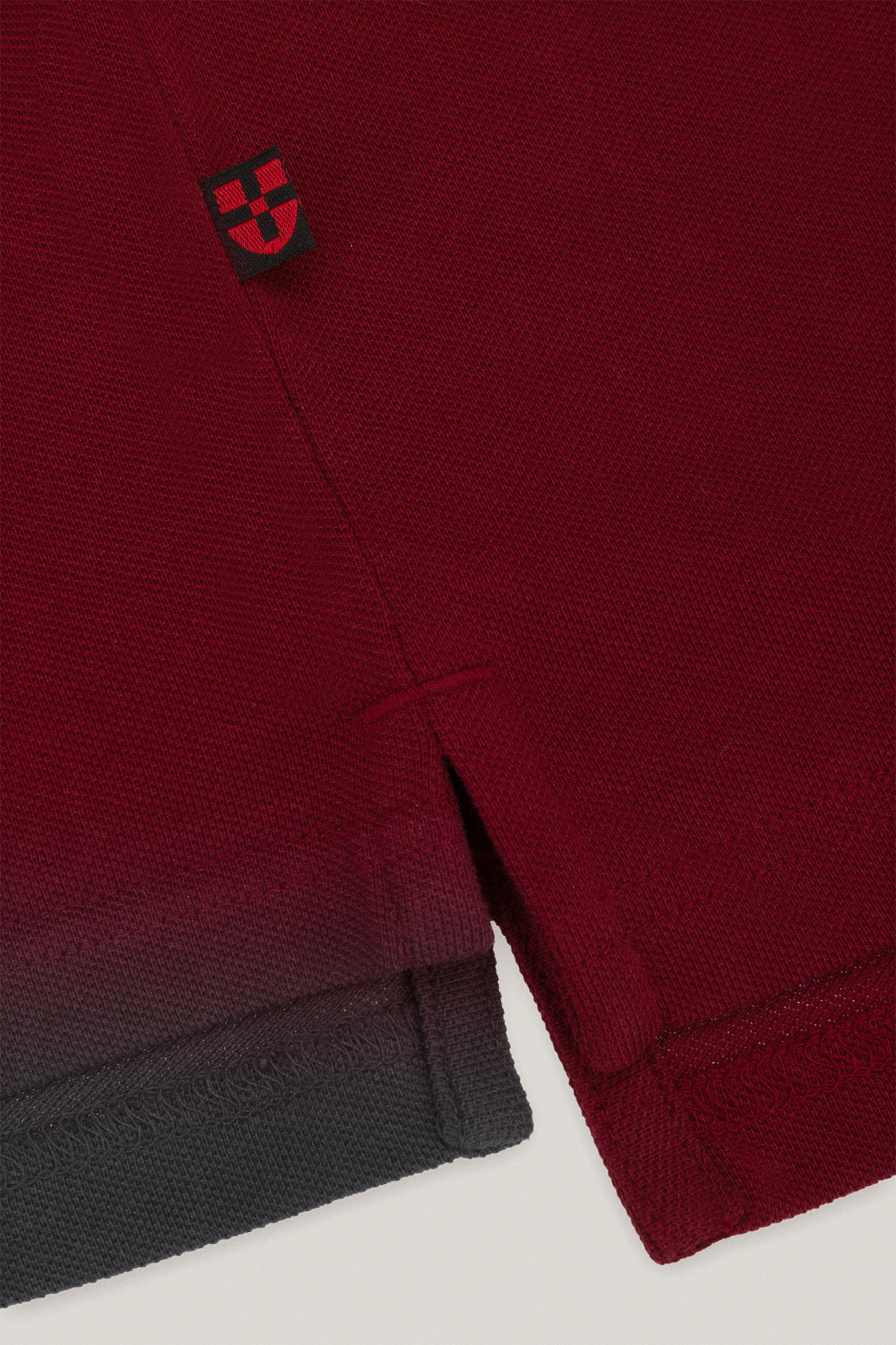 Koszulka Polo z Bawełny Bordowa PM1