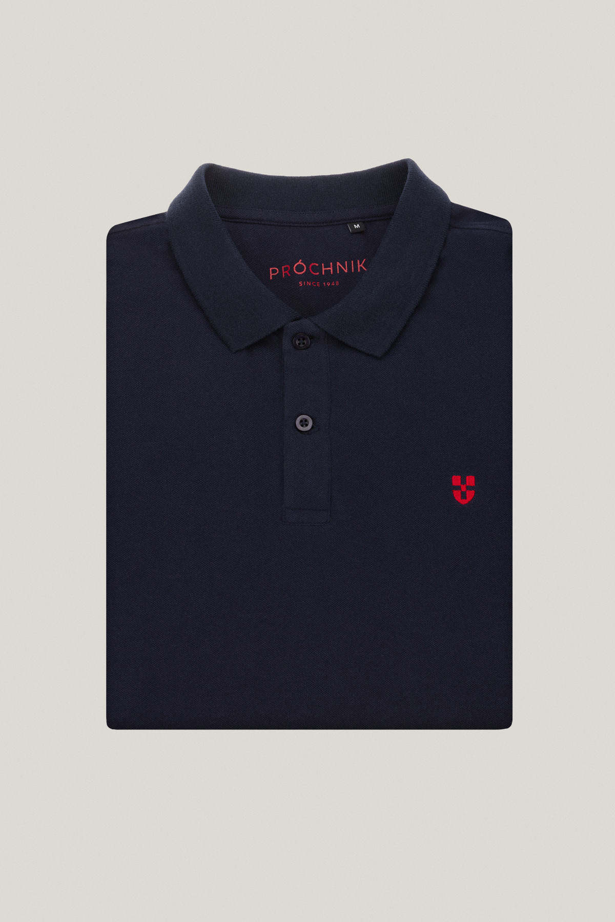 Koszulka Polo z Bawełny Granatowa PM1