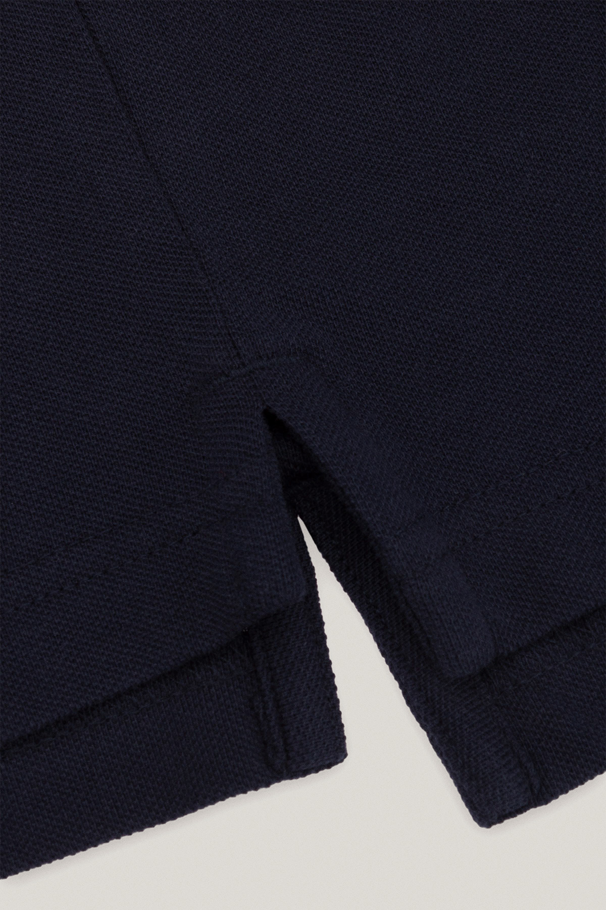 Koszulka Polo z Bawełny Granatowa PM1