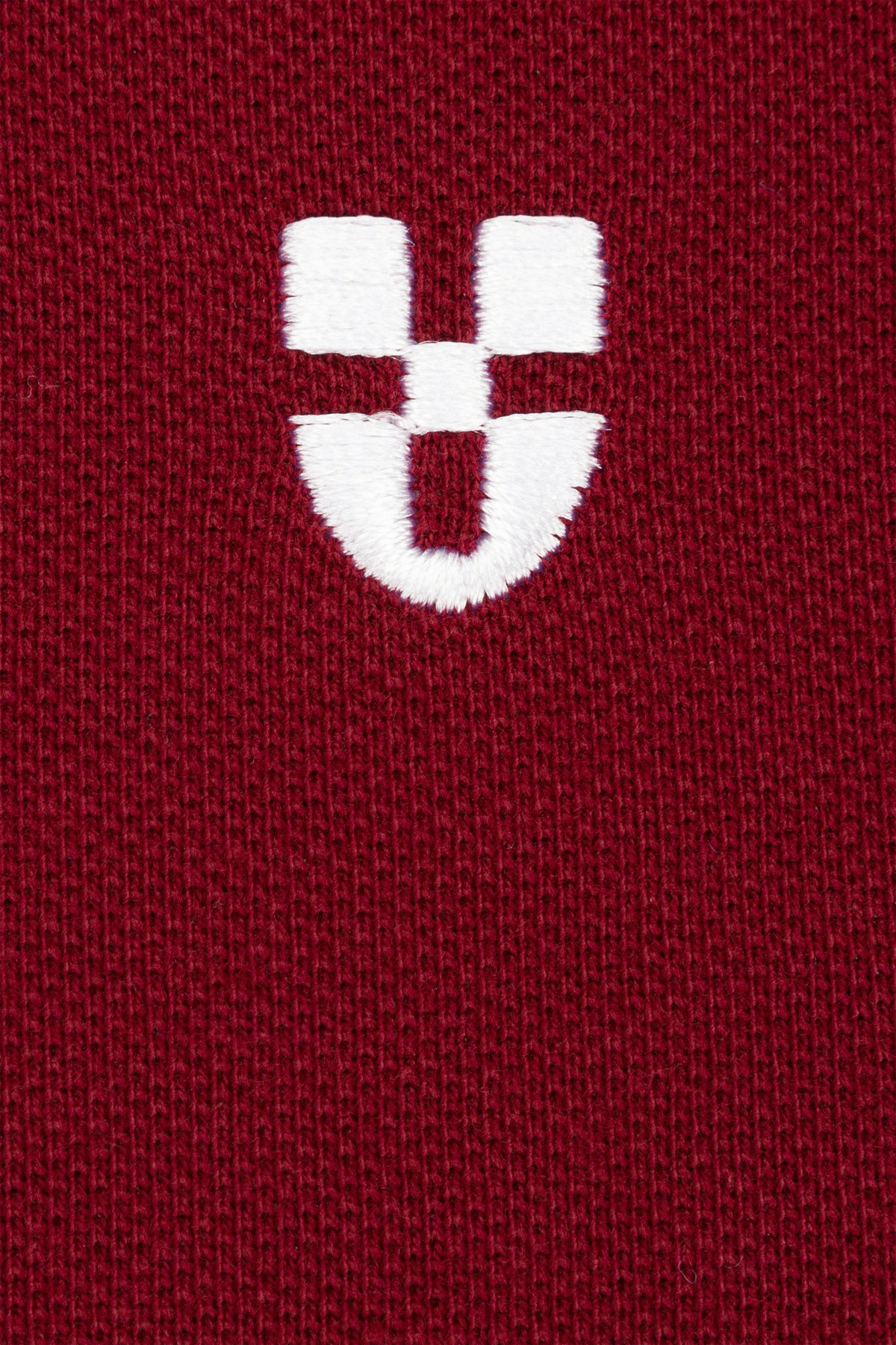 Koszulka Polo z Bawełny Bordowa PM2