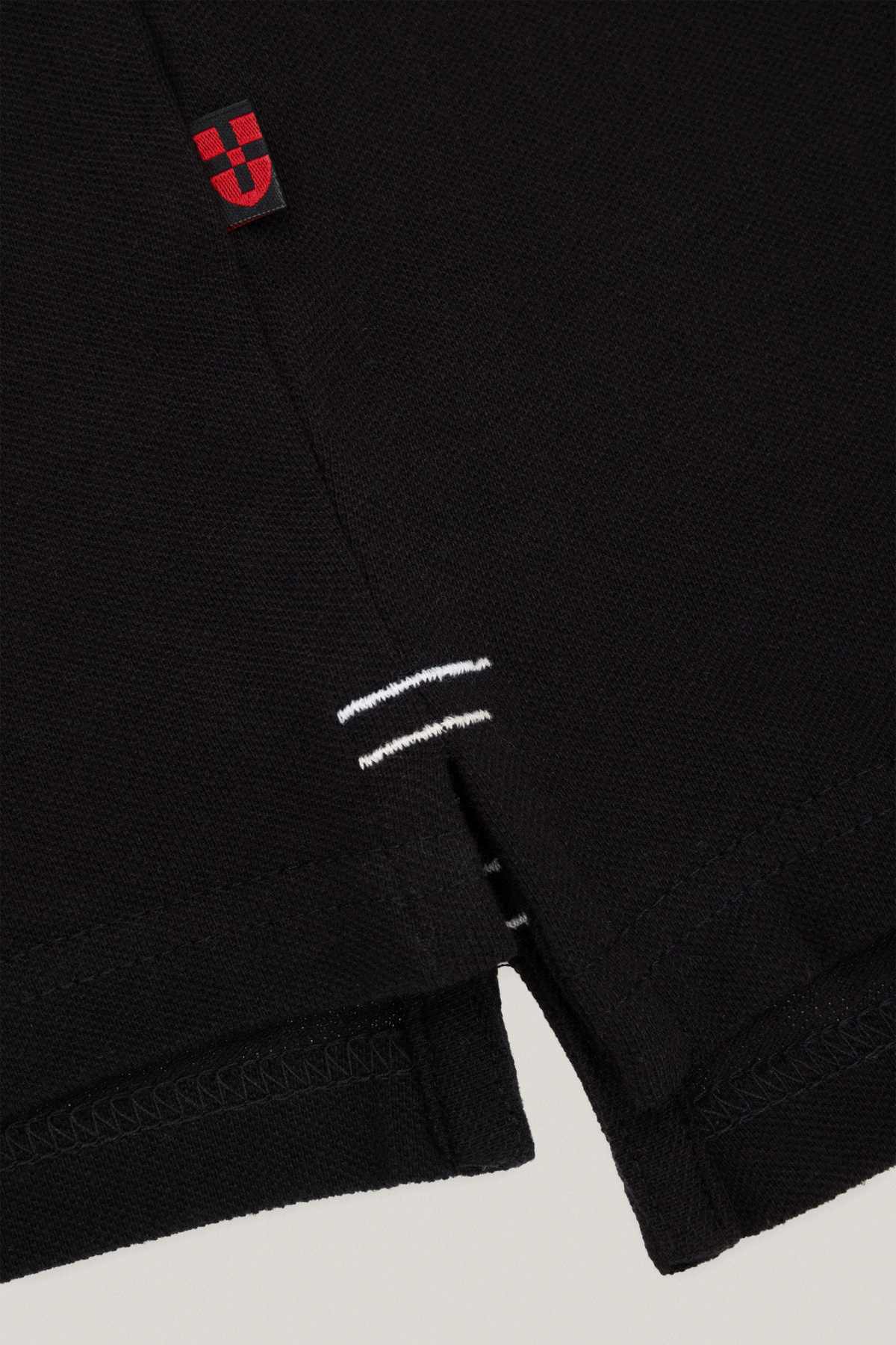 Koszulka Polo z Bawełny Czarna PM2