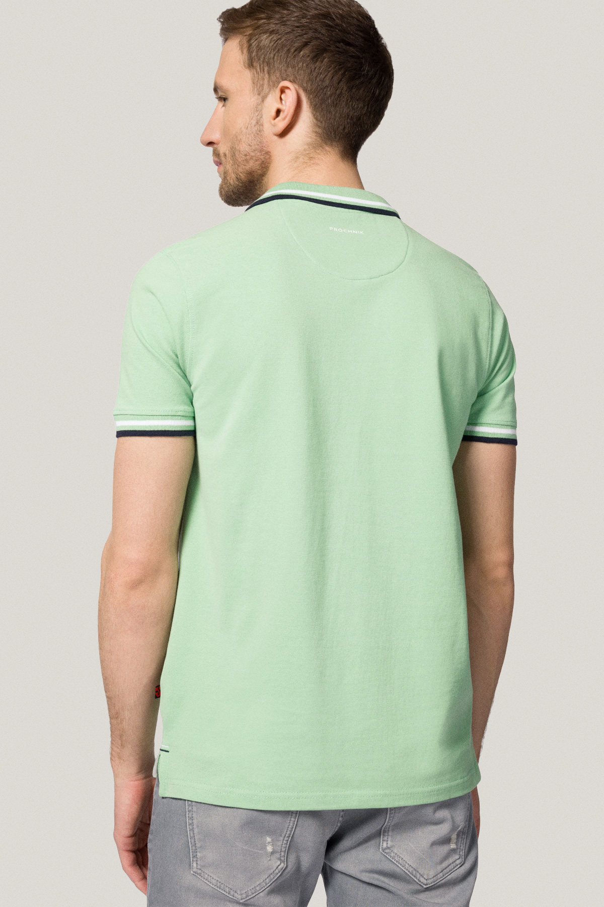 Koszulka Polo z Bawełny Jasnozielona PM2 