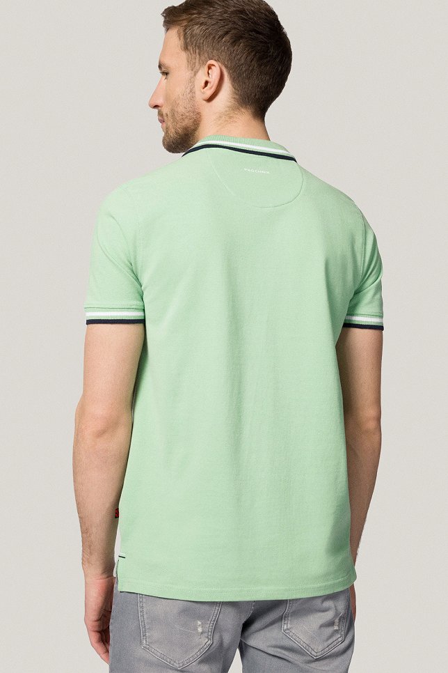 Koszulka Polo z Bawełny Jasnozielona PM2