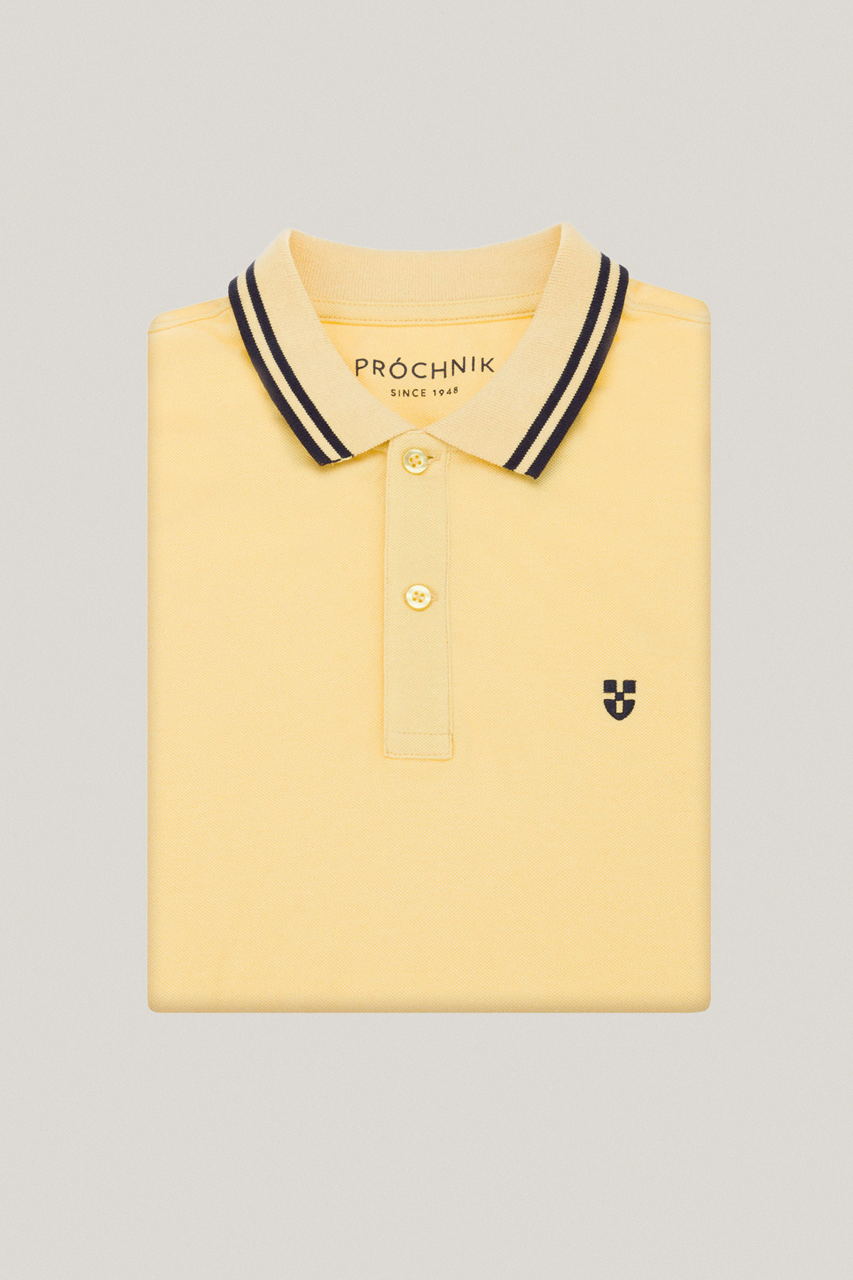 Koszulka Polo z Bawełny Jasnożółta PM2 