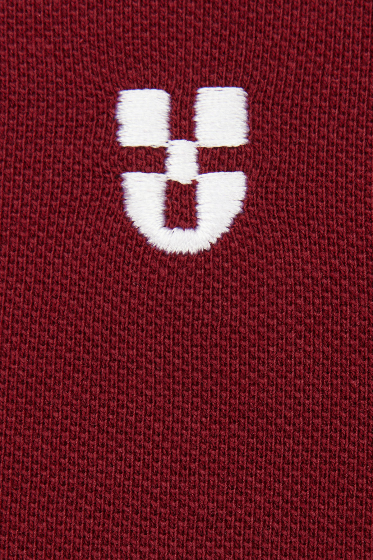 Koszulka Polo z Bawełny Bordowa PM3