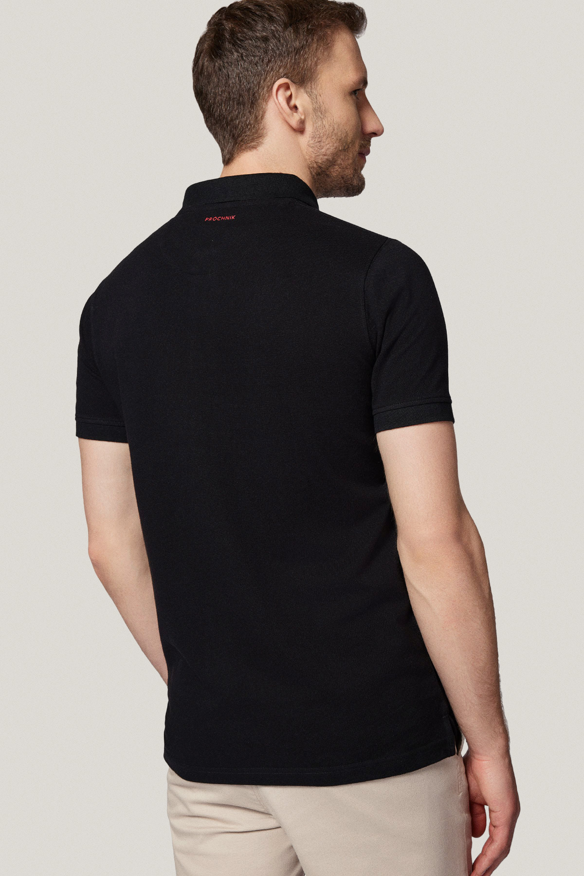 Koszulka Polo z Bawełny Czarna PM3