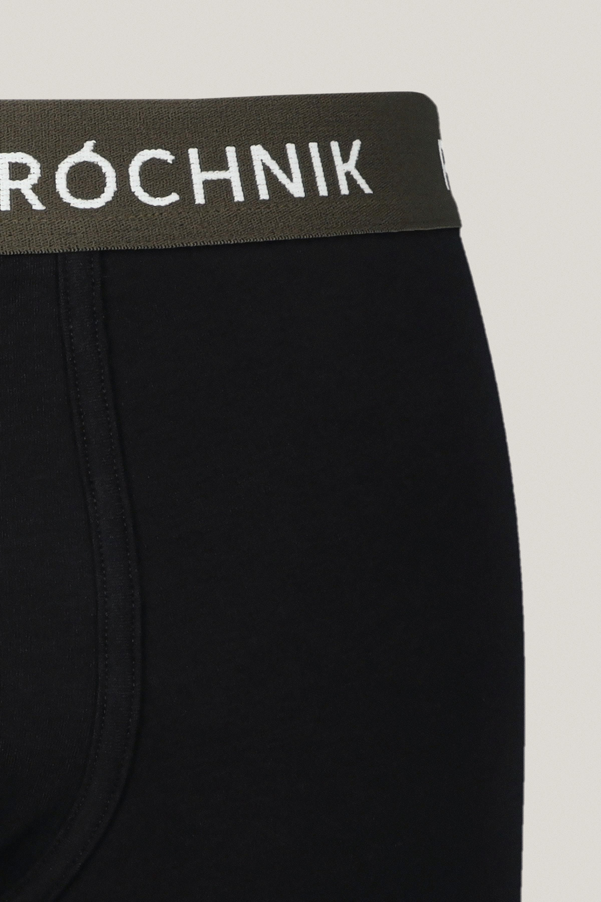 Zestaw 10 Par Czarnych Bokserek z Bawełną PM10